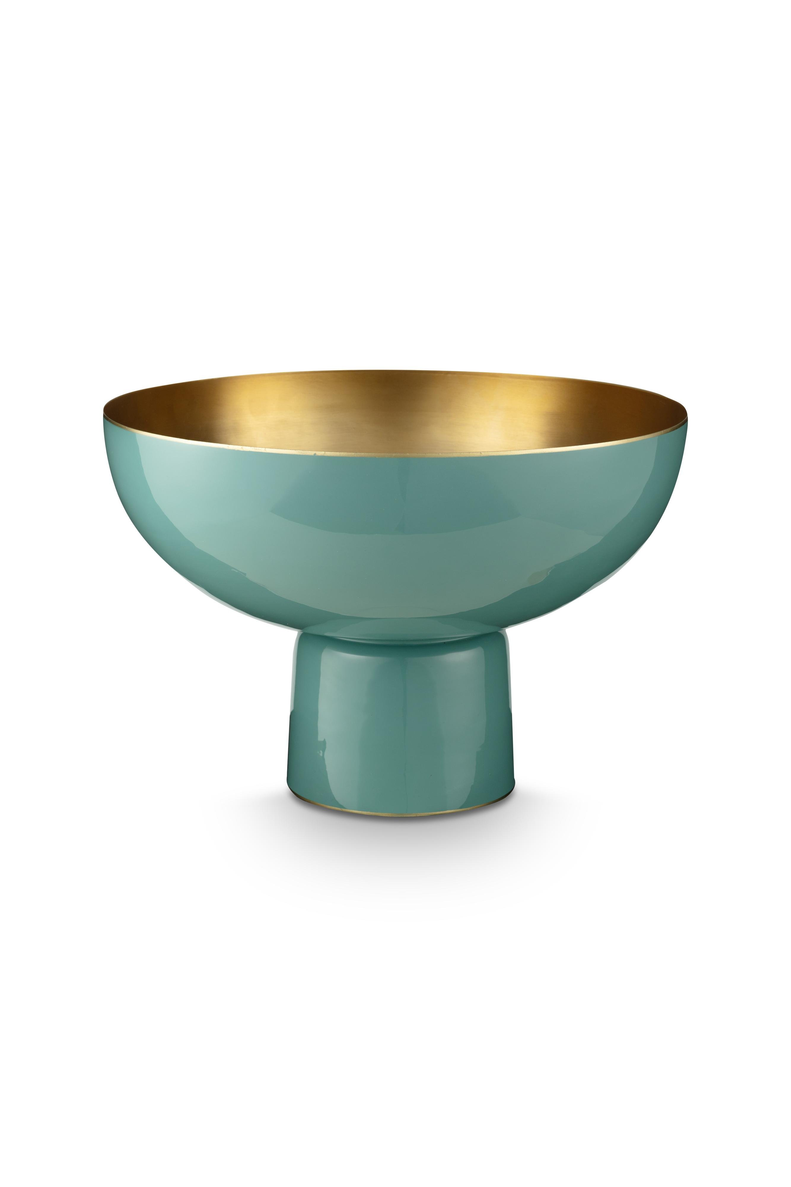 Поднос на ножке Metal Light Blue ракурс 2