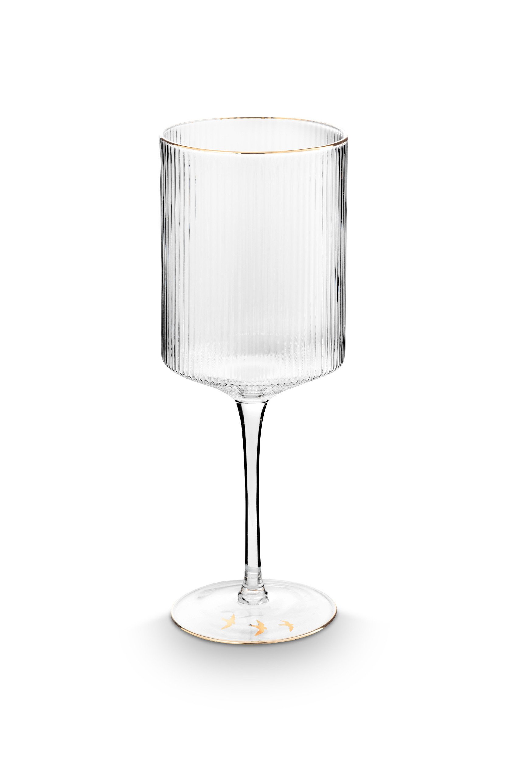 Набор бокалов для вина (4 шт.) Ribbed Gold ракурс 3