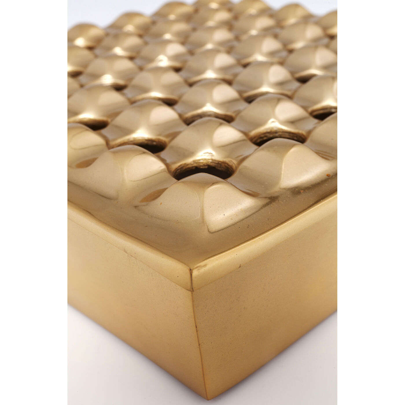 Пепельница Soho Square Brass, 25x25 см