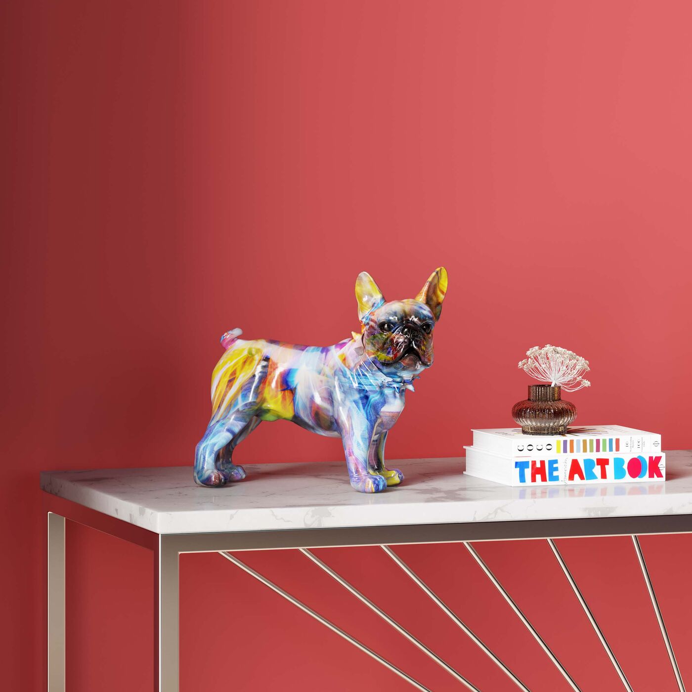 Фигура декоративная Frenchie Colorful ракурс 9