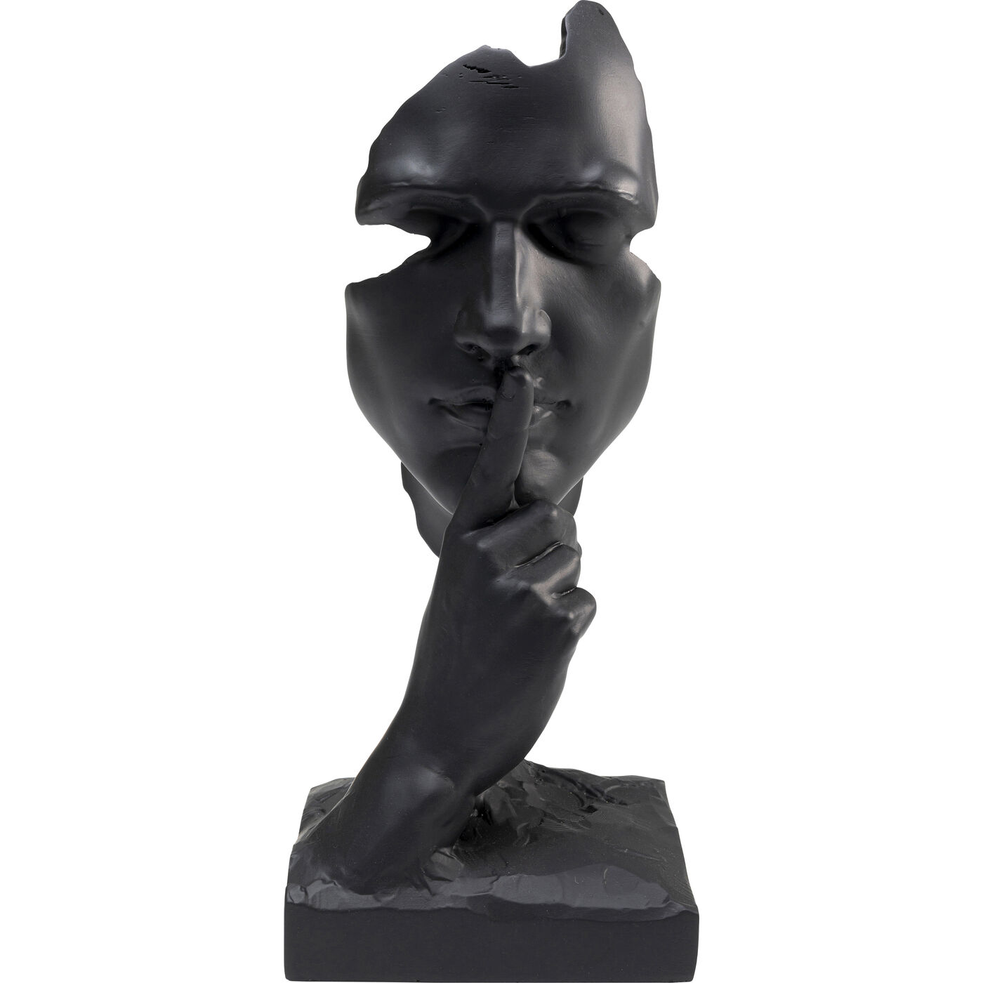 Объект декоративный Quiet Face Black ракурс 2