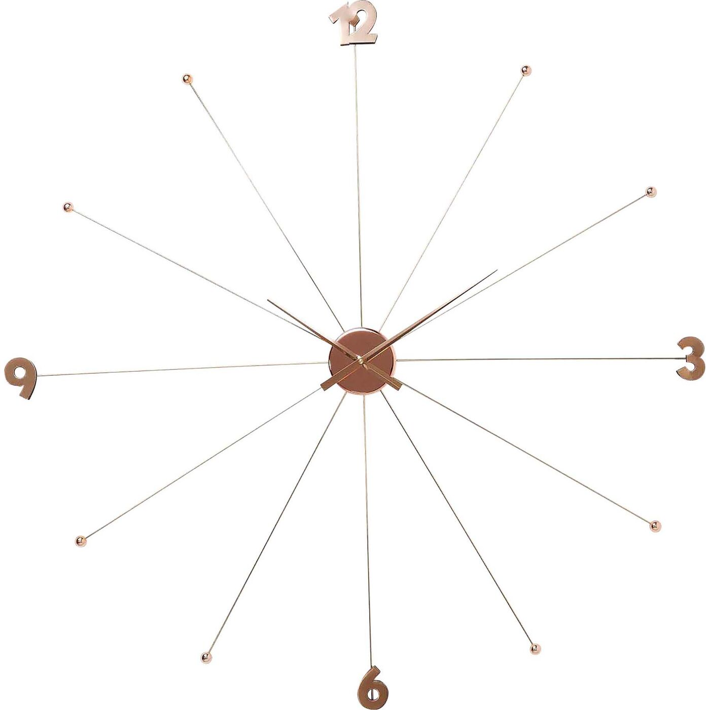 Часы настенные Like Umbrella Rose Gold ракурс 2