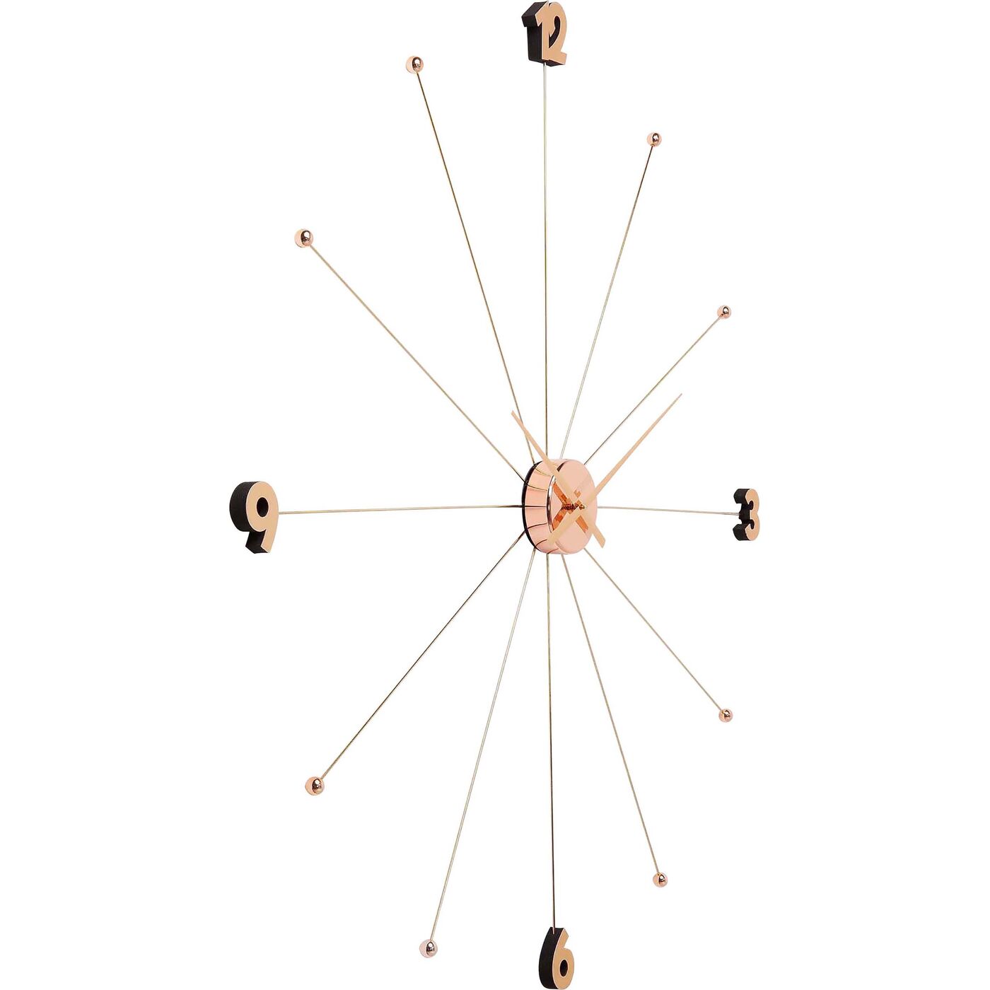 Часы настенные Like Umbrella Rose Gold ракурс 3