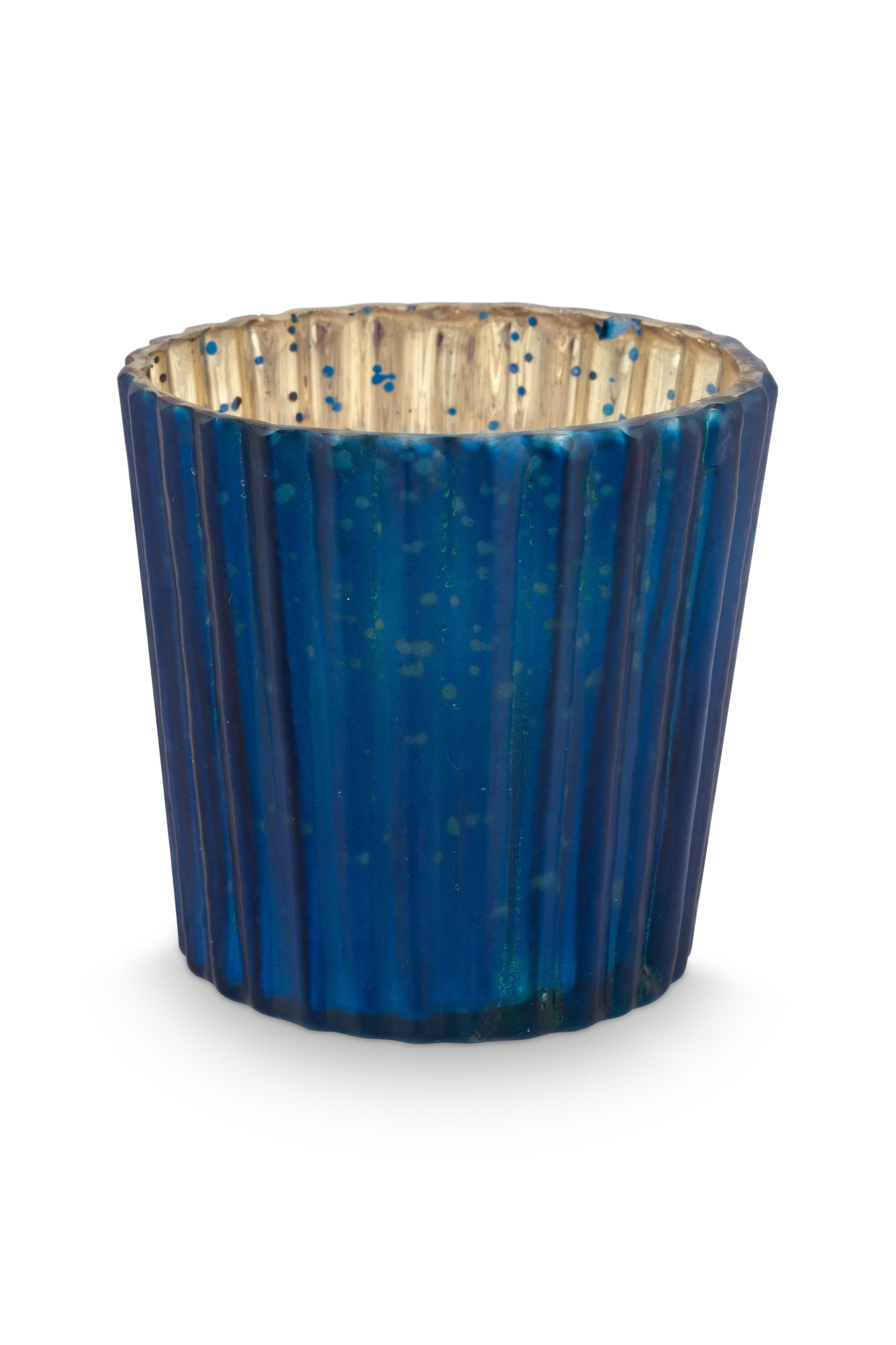 Набор (4 шт.) подсвечников маленьких Glass Blue ракурс 5