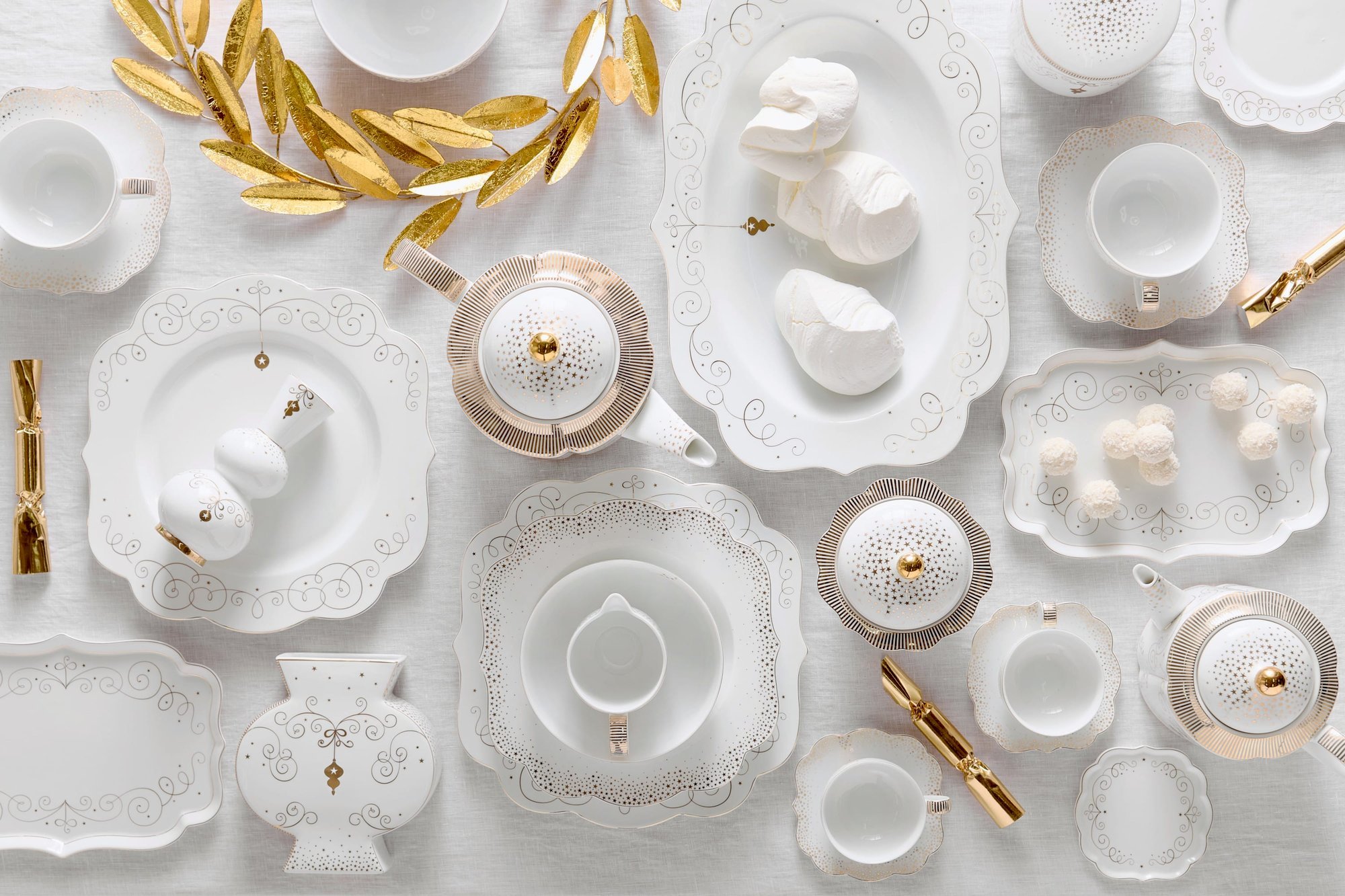 Ваза круглая Royal Winter White ракурс 5