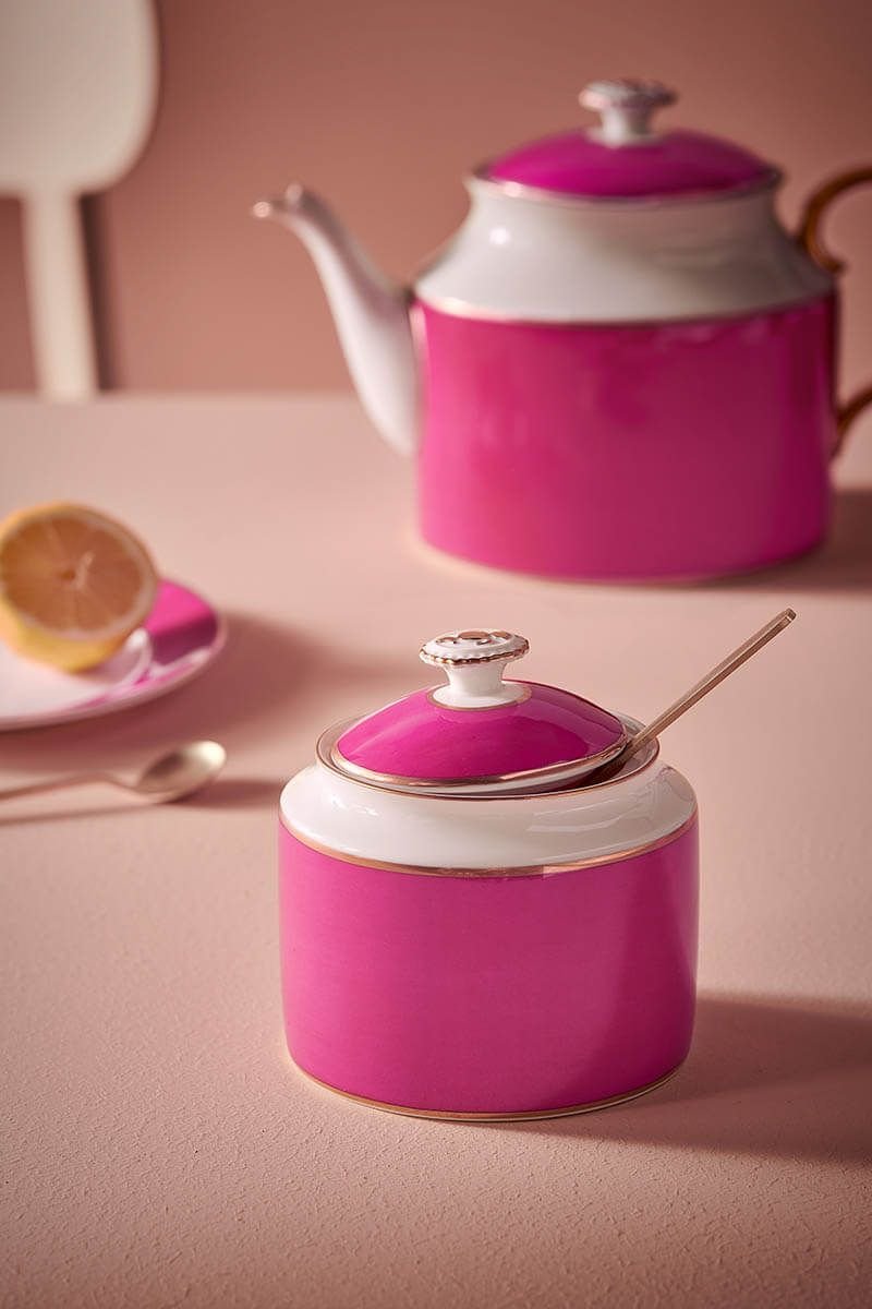 Сахарница Chique Gold-Pink, 550 мл