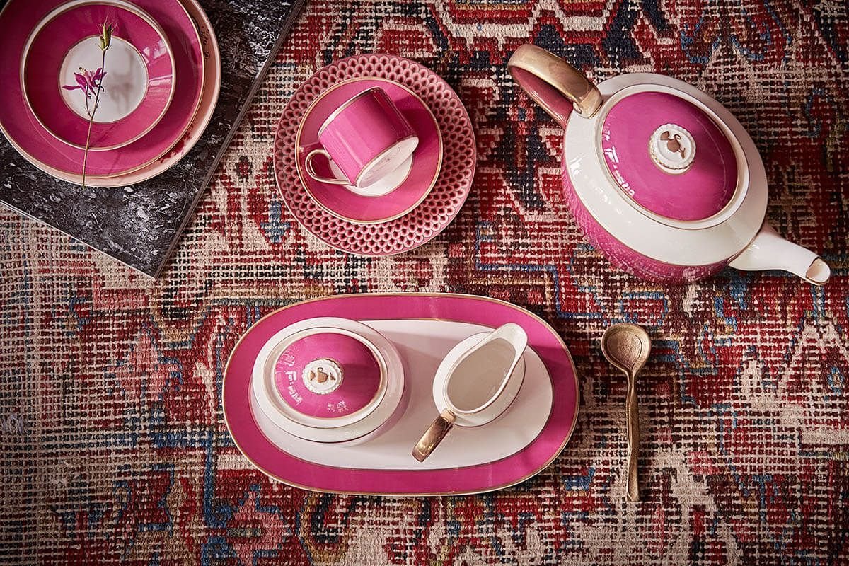Сахарница Chique Gold-Pink ракурс 4