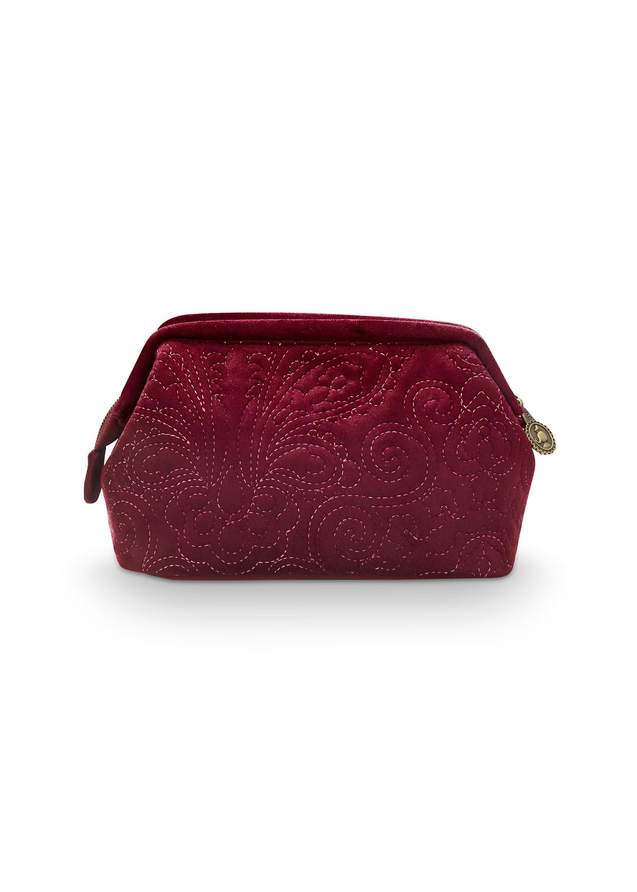 Косметичка маленькая Velvet Quilted Days Red ракурс 3
