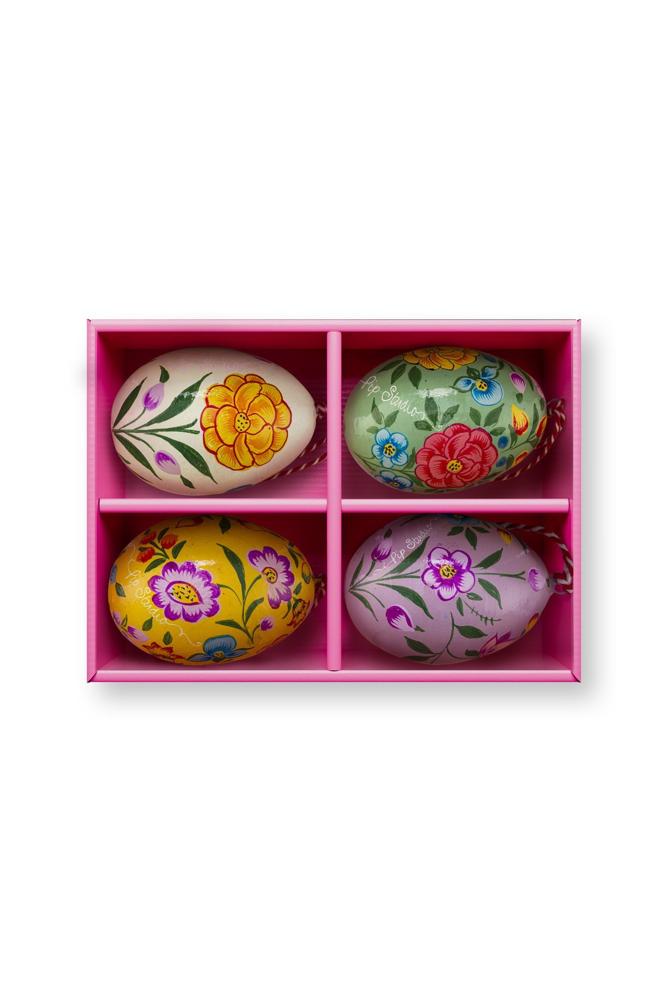Набор яиц папье-маше (4 шт.) Paper Mache Eggs ракурс 2