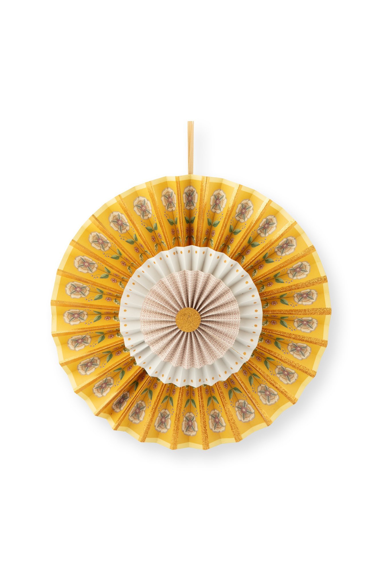 Украшение подвесное декоративное Rosette Yellow ракурс 2