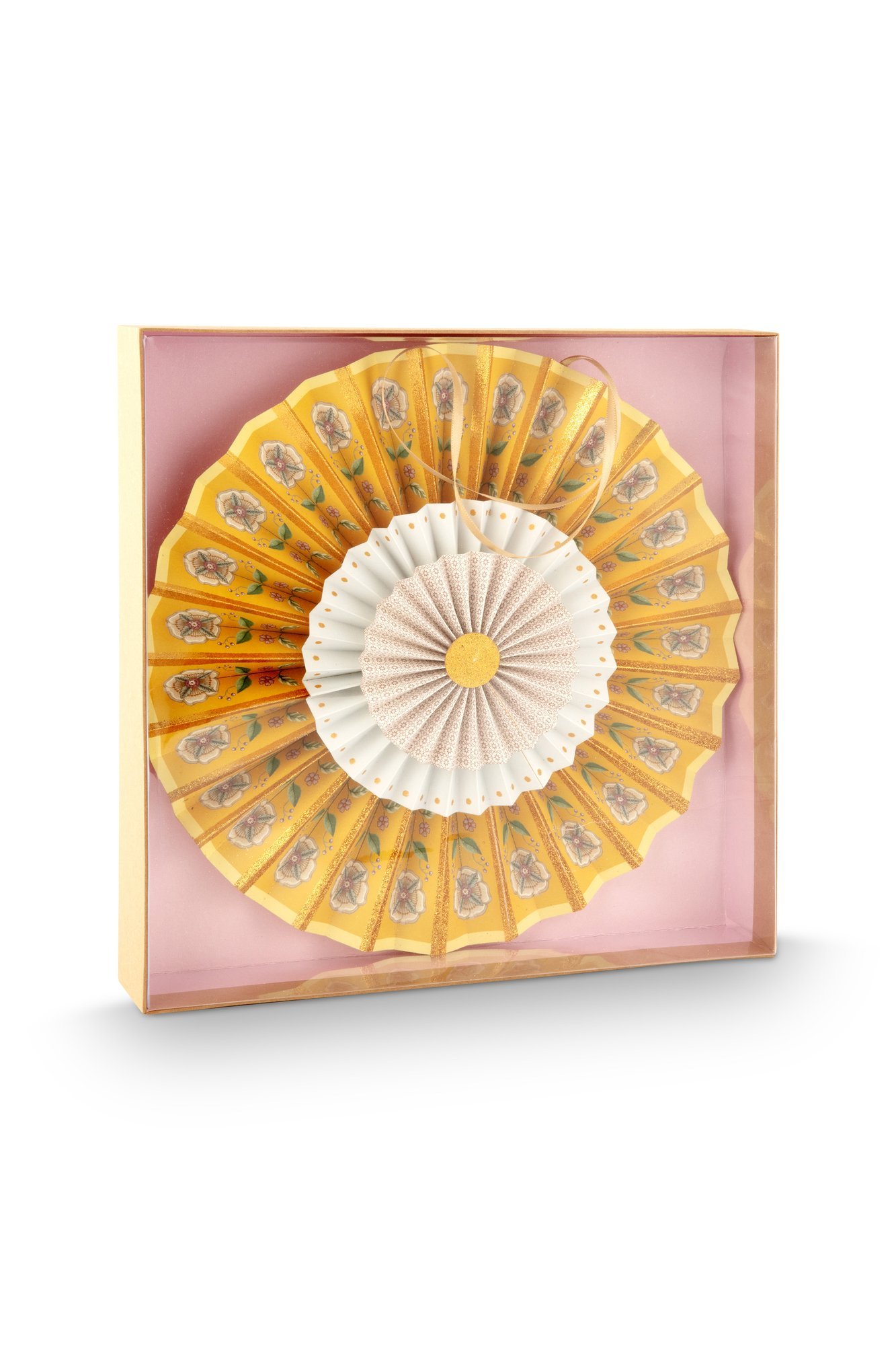 Украшение подвесное декоративное Rosette Yellow ракурс 4