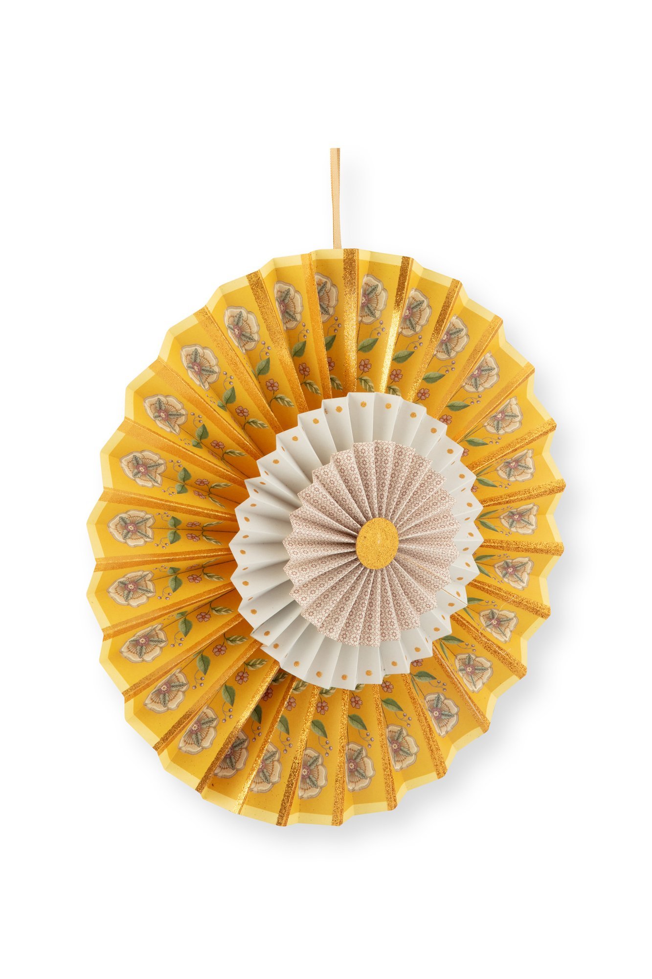 Украшение подвесное декоративное Rosette Yellow ракурс 3