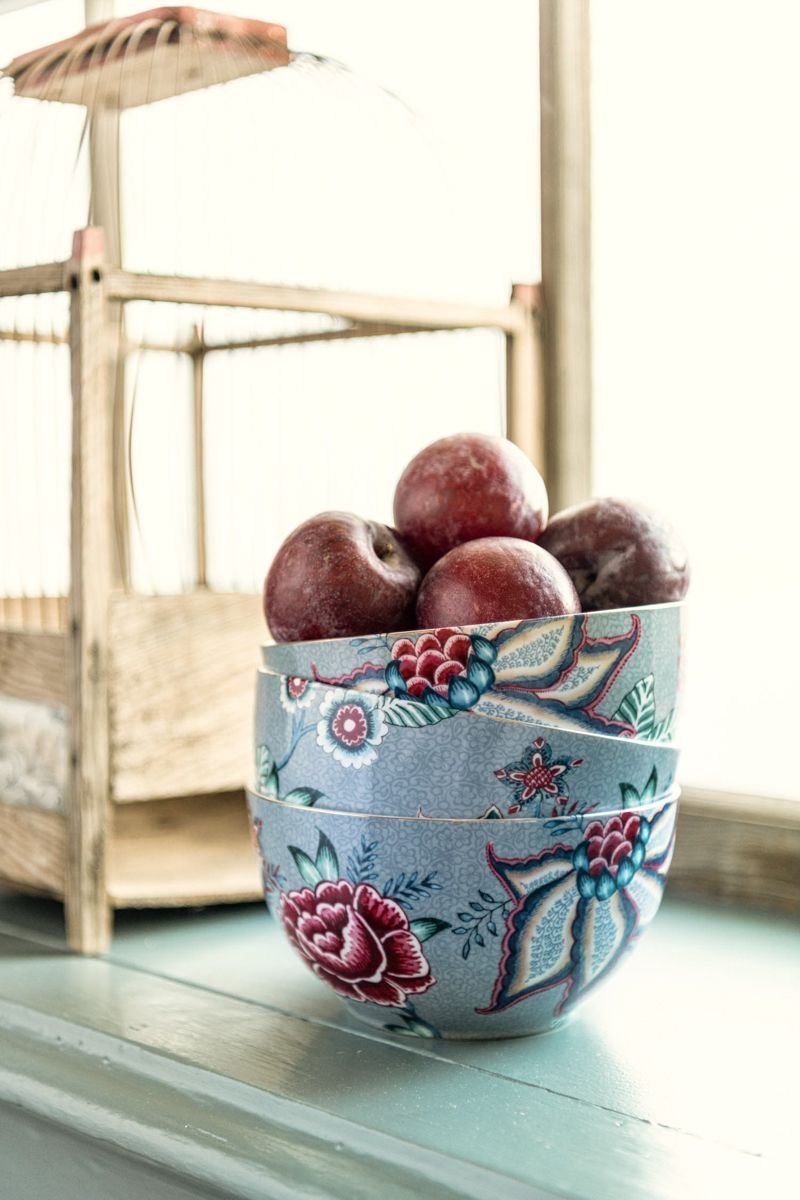 Набор пиал (2 шт. по Ø15 см) Flower Festival Light Blue