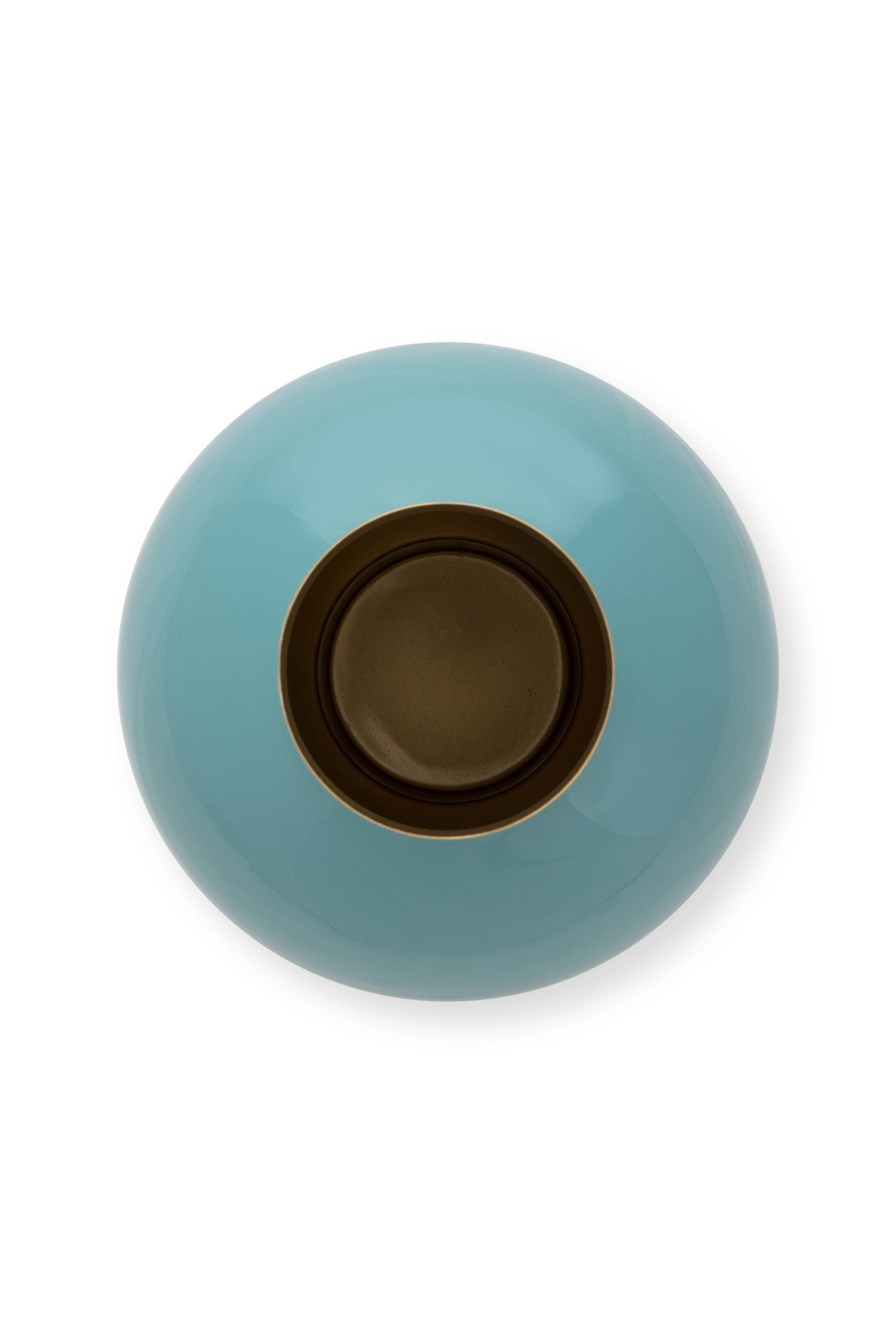 Ваза Metal Small Sea Green, 18х24 см ракурс 3