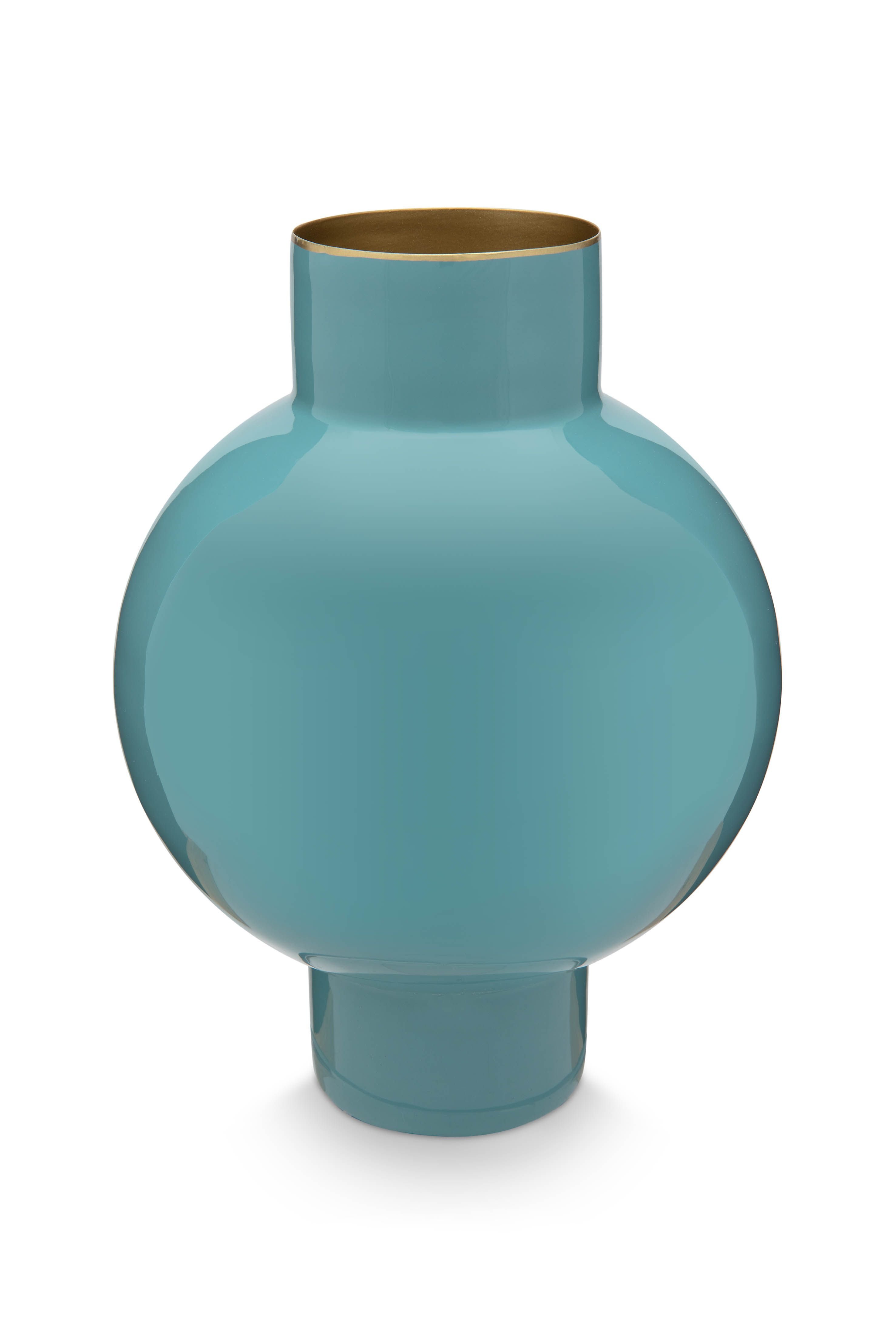 Ваза Metal Small Sea Green, 18х24 см ракурс 2