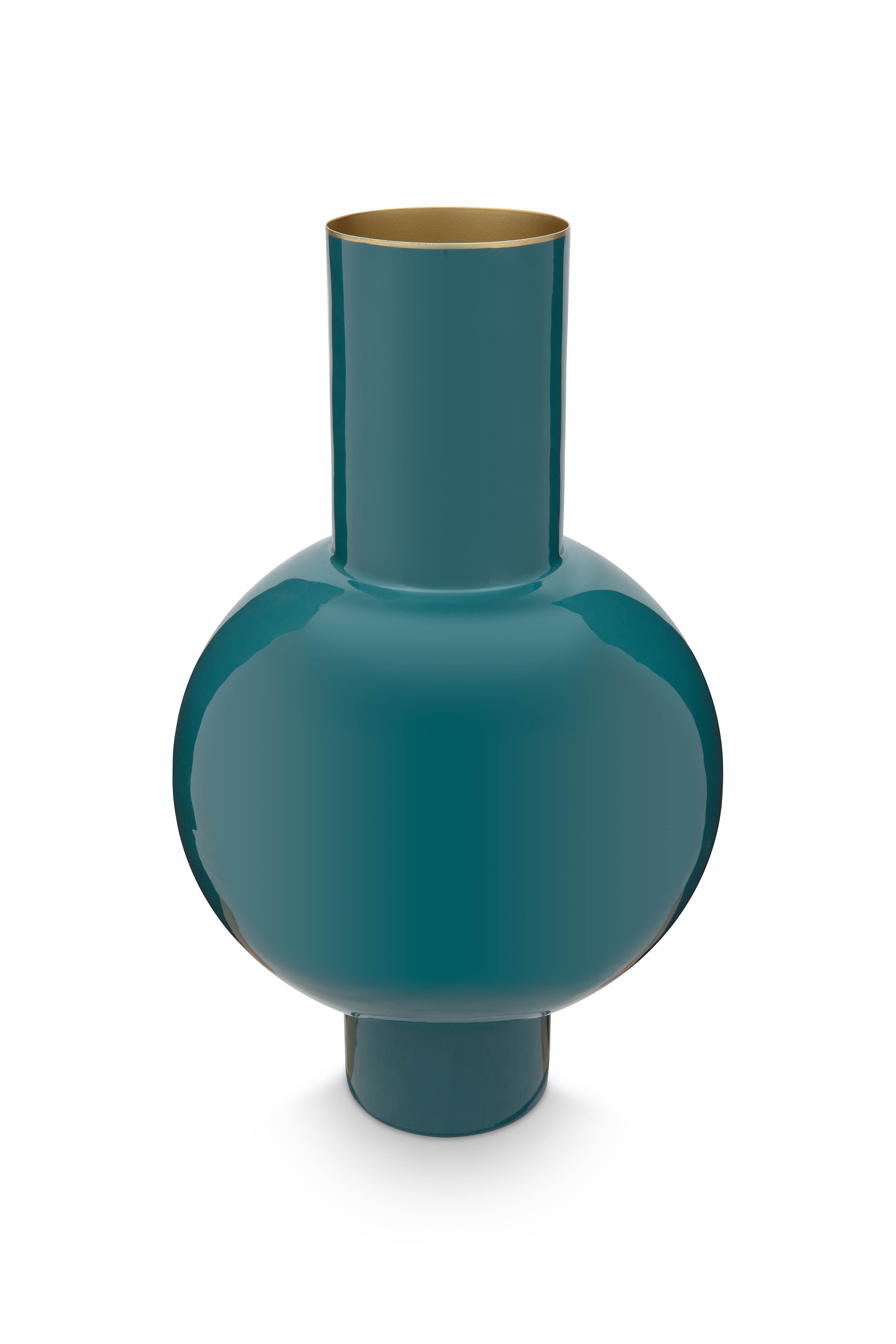 Ваза Metal Medium Dark Green, 24х40 см ракурс 2