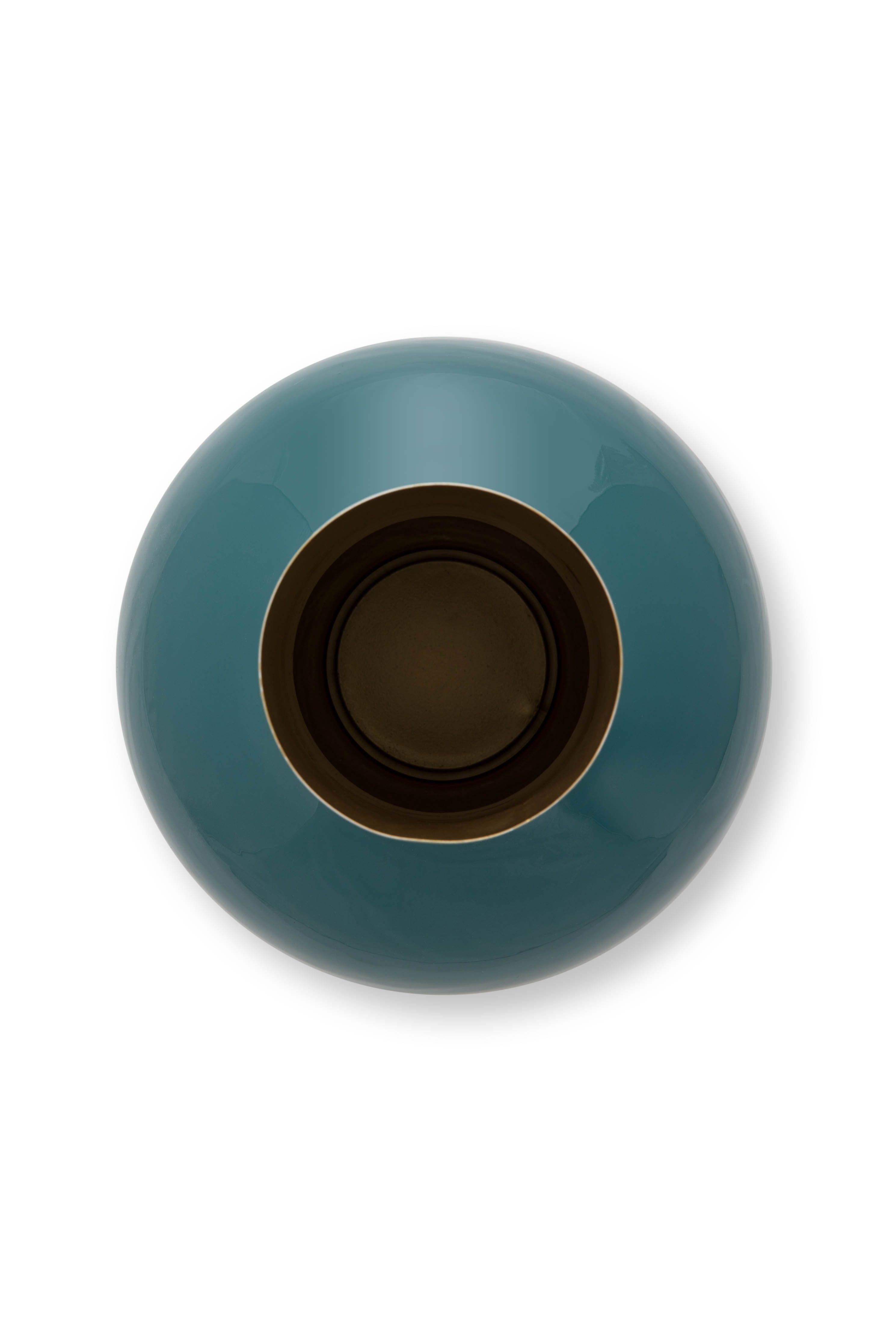 Ваза Metal Medium Dark Green, 24х40 см ракурс 3