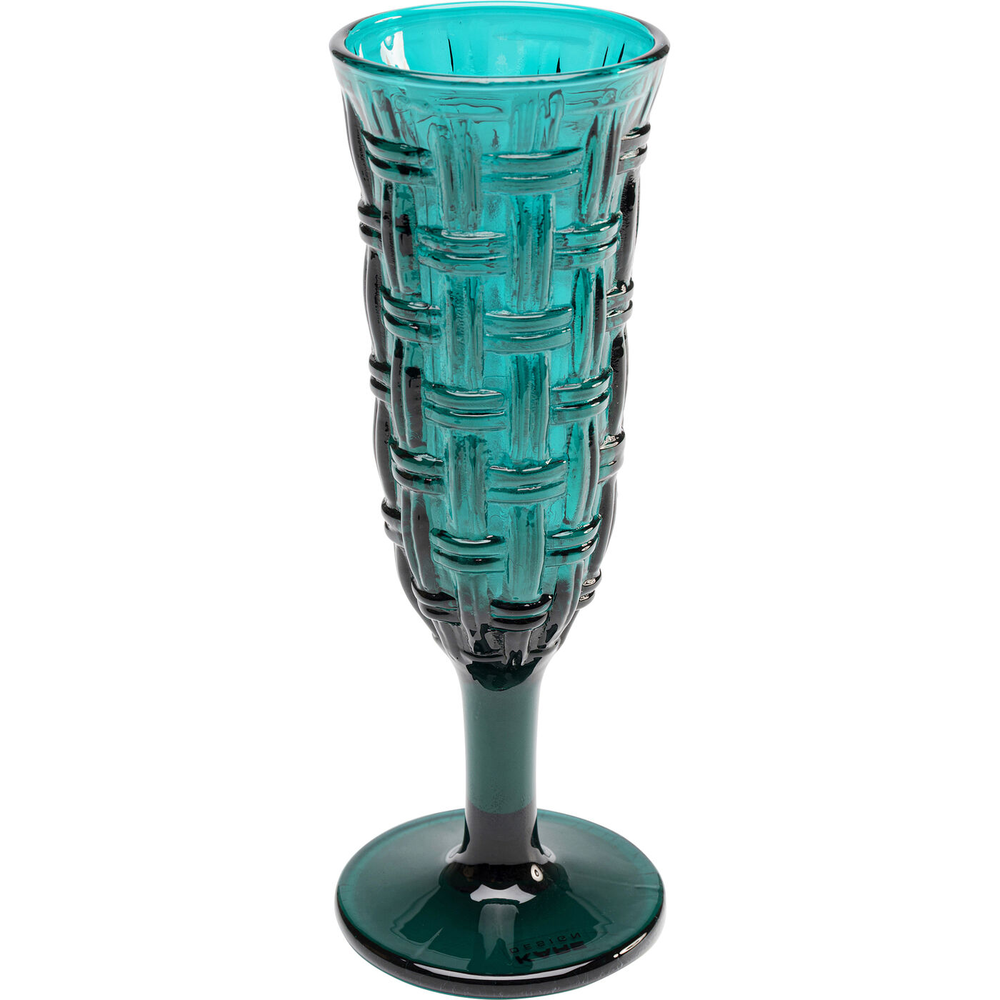 Бокал для шампанского Tissue Bluegreen ракурс 2
