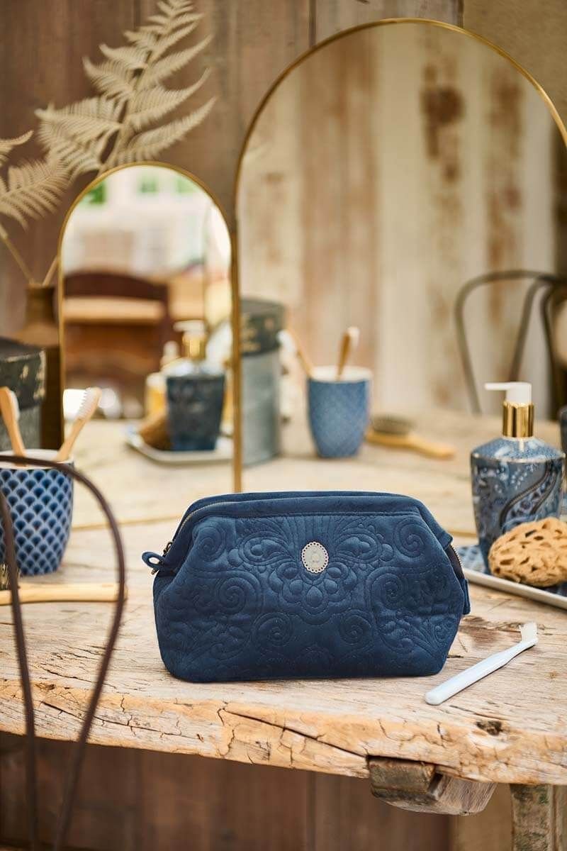 Косметичка маленькая Velvet Quilted Days Blue ракурс 5