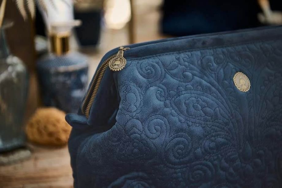 Косметичка маленькая Velvet Quilted Days Blue ракурс 6