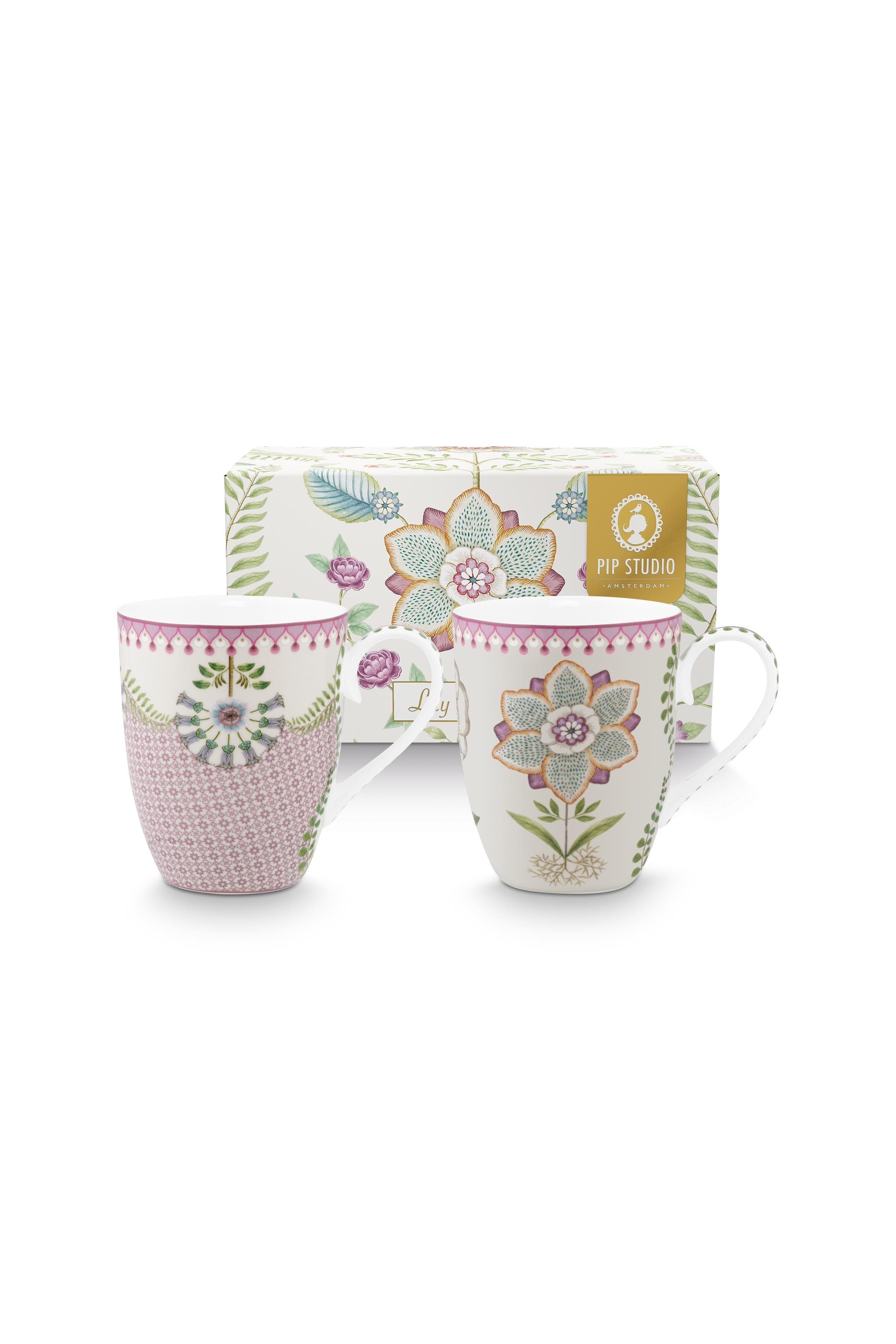 Набор кружек больших (2 шт.) Lily&Lotus ракурс 2