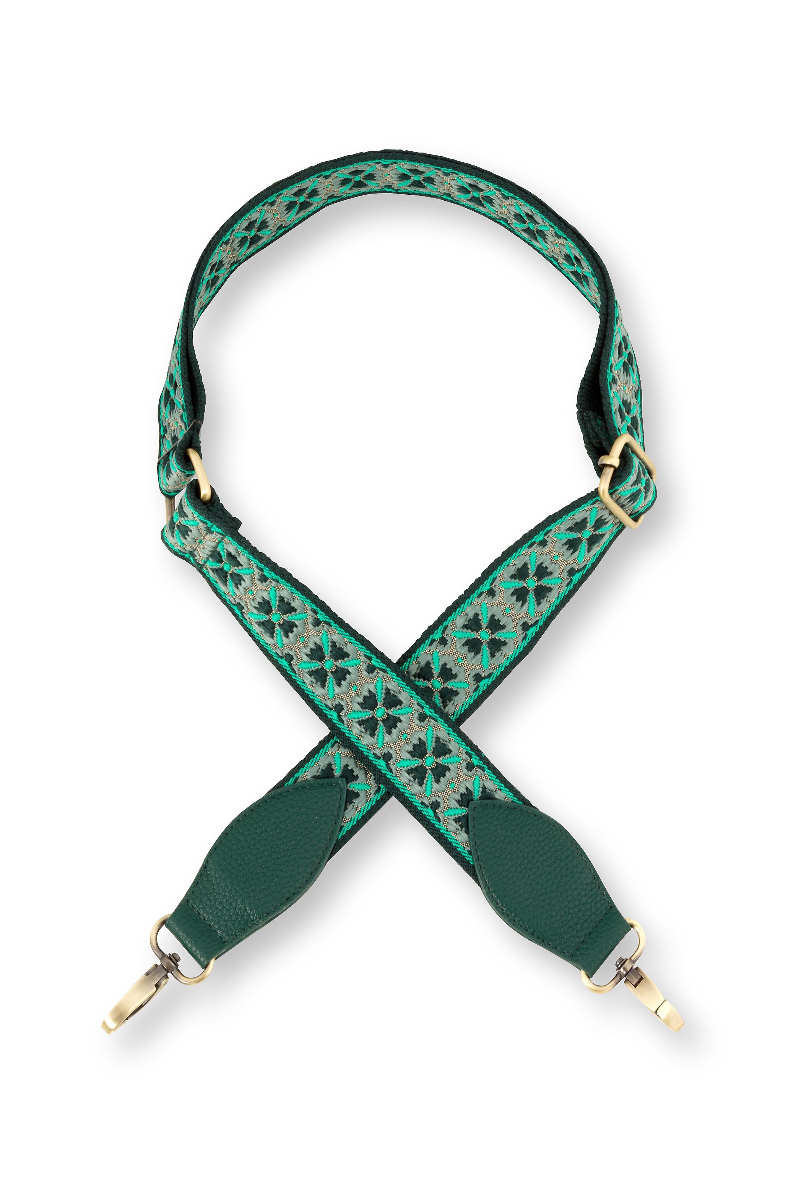 Ремешок сменный Embroidery Flower Green ракурс 2