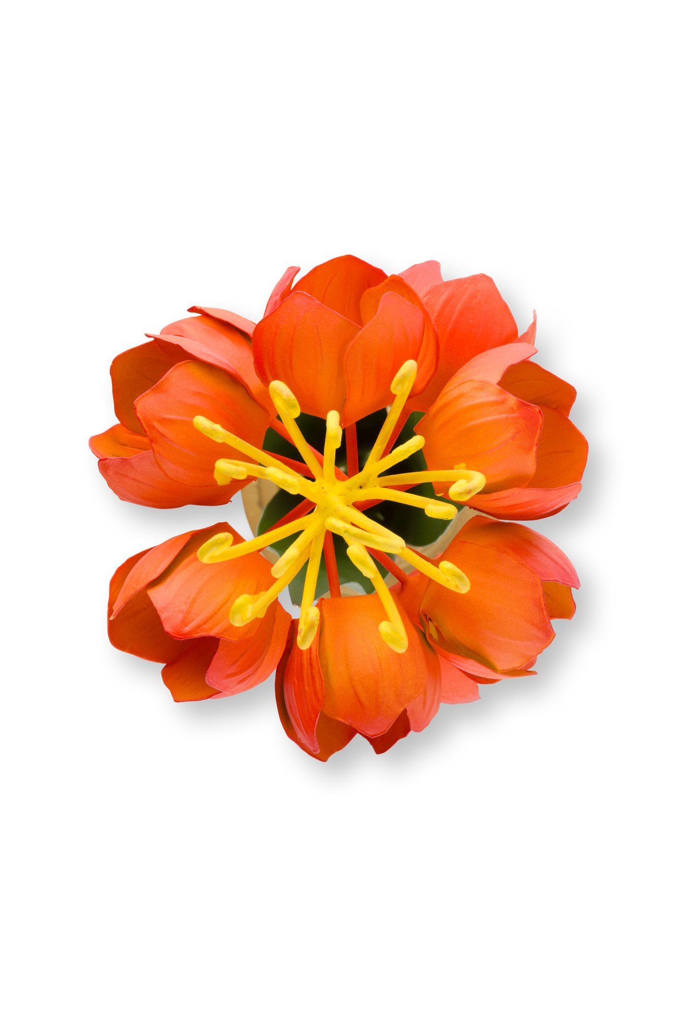 Фигурка декоративная в виде цветка Metal Orange ракурс 3