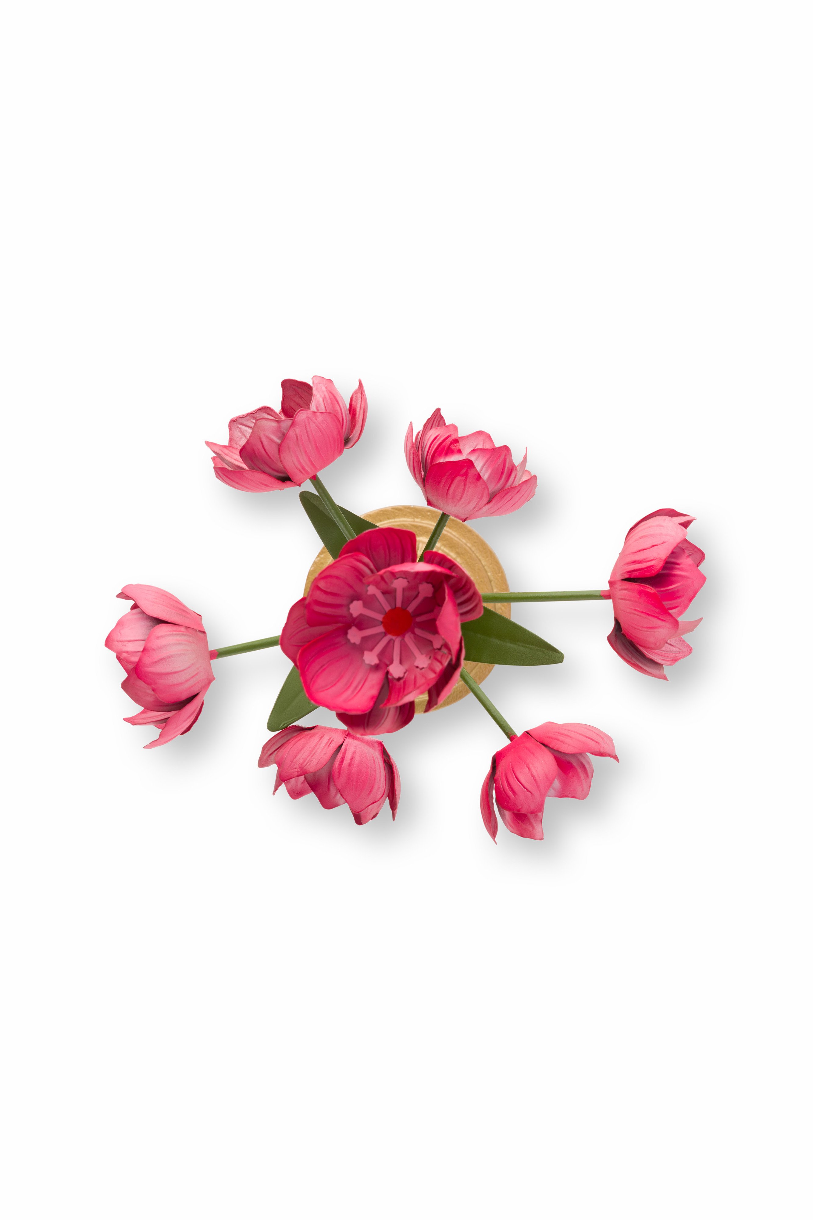 Фигурка декоративная в виде цветка Metal Pink ракурс 3