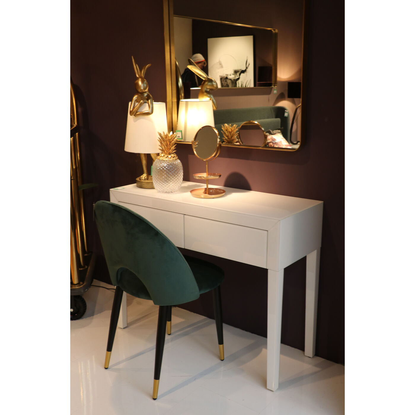 Стул Iris Velvet Green ракурс 11