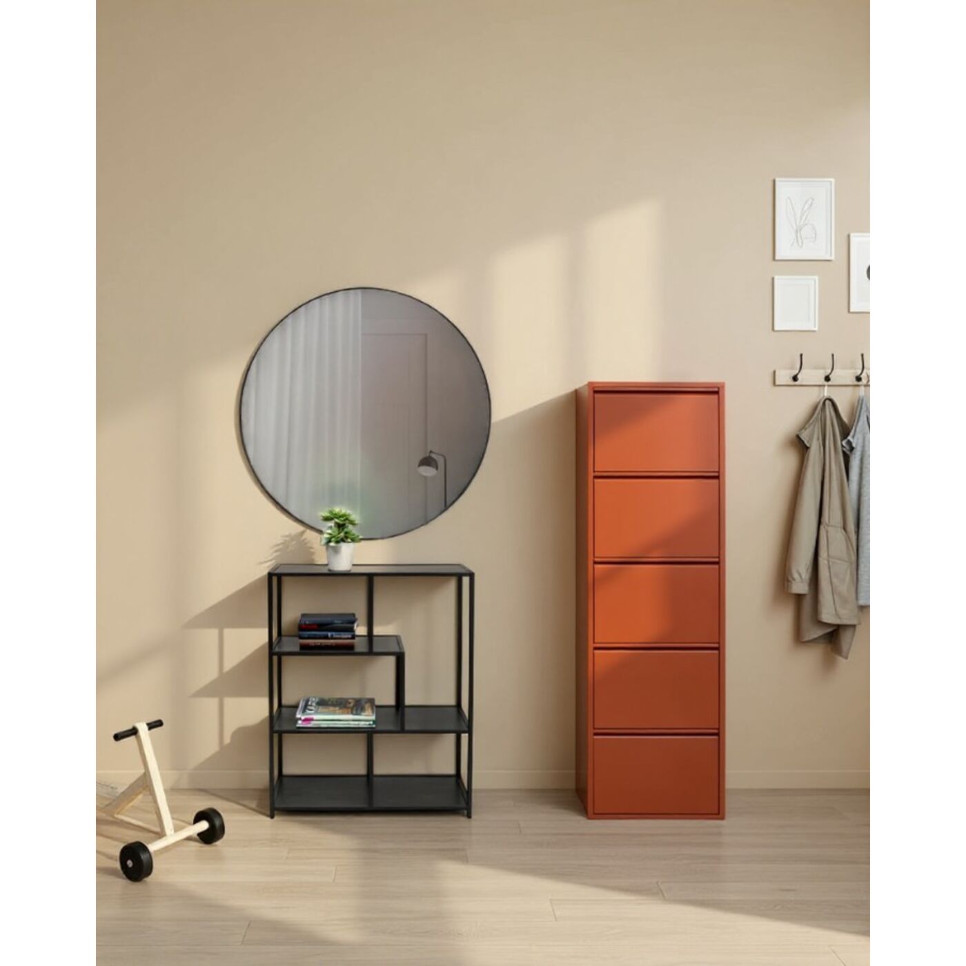 Стеллаж Loftie Black ракурс 9