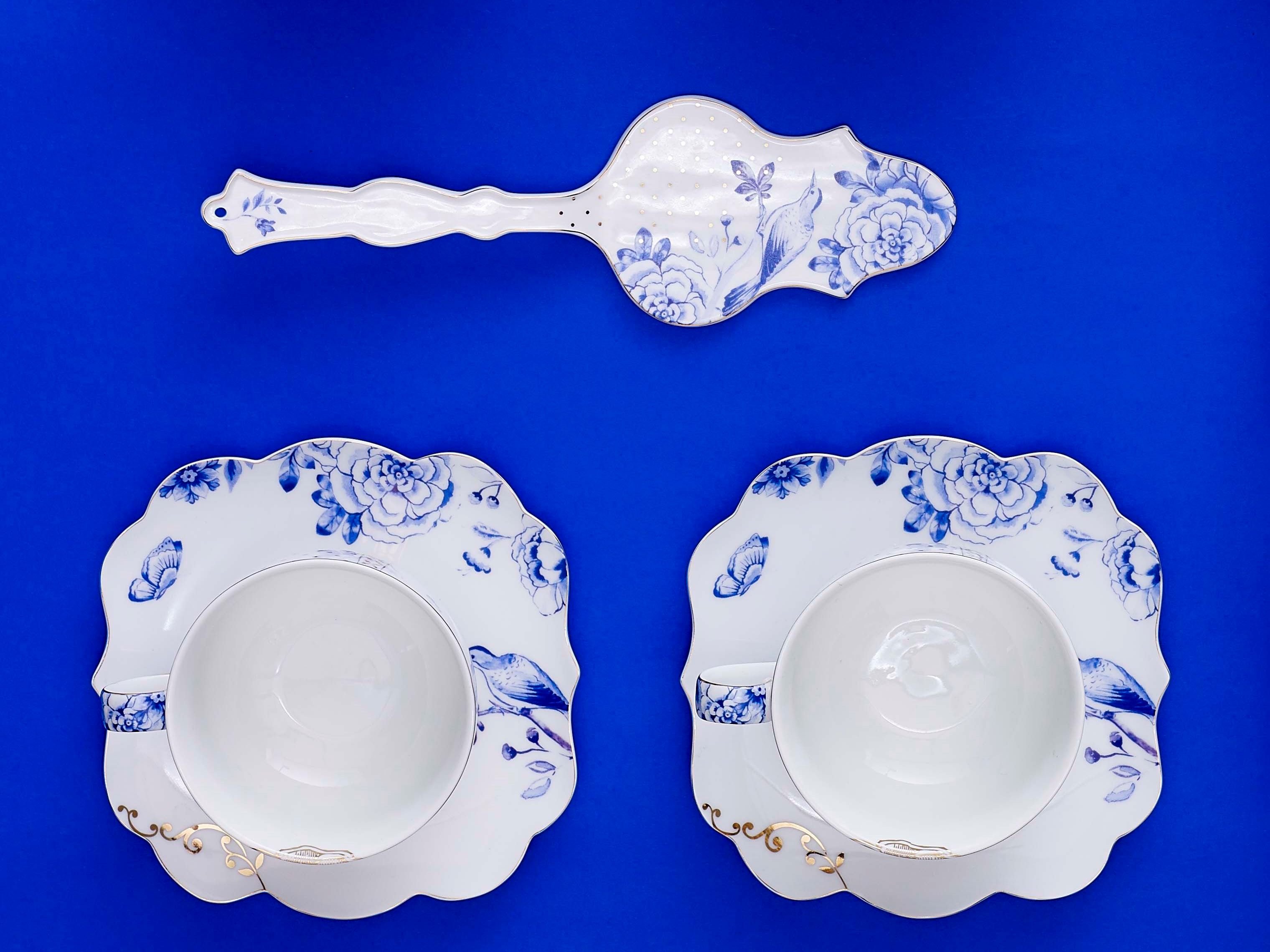 Набор чашек с блюдцами (4 пр.) Royal White ракурс 4