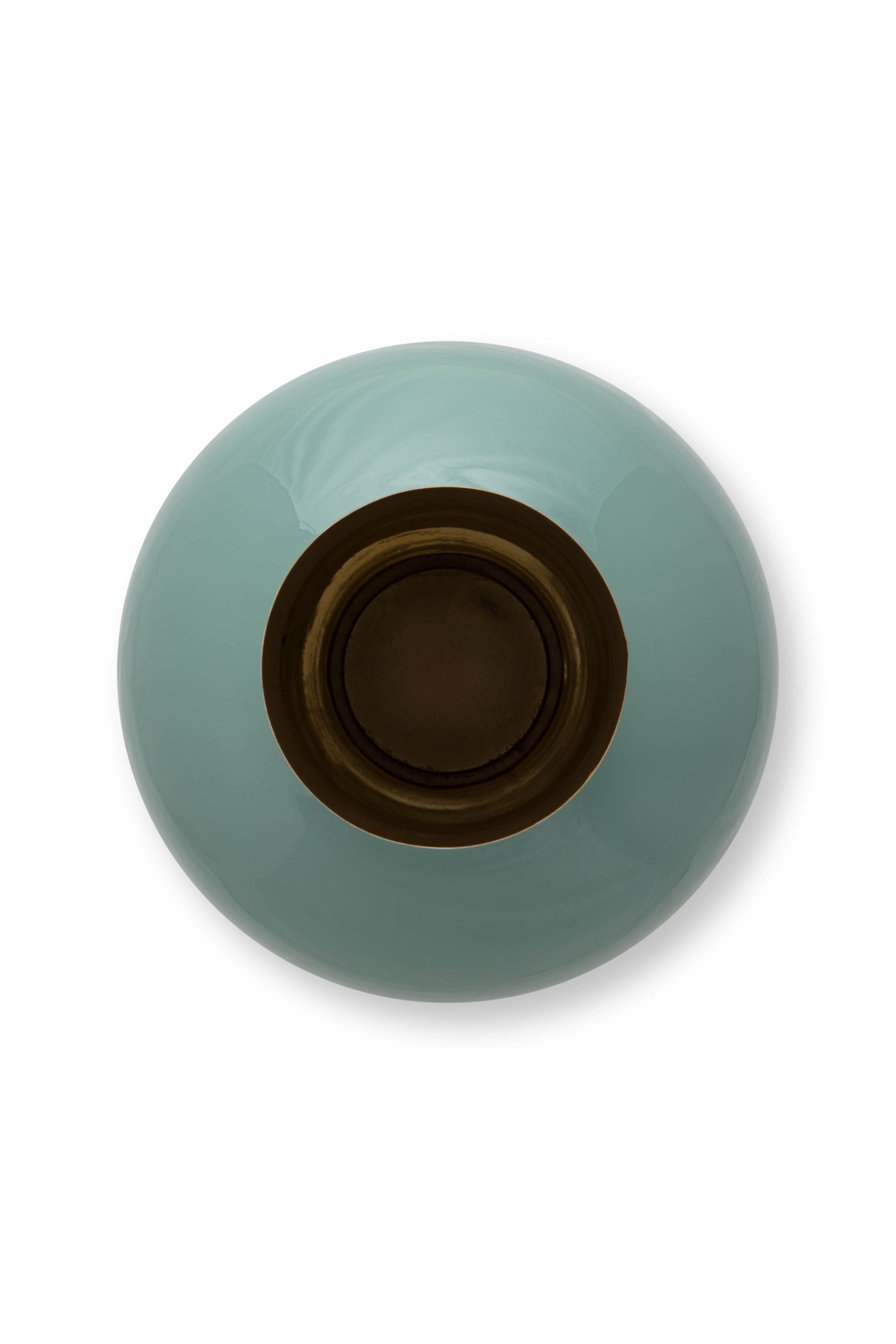 Ваза Metal Large Soft Green, 31,5х42 см ракурс 3