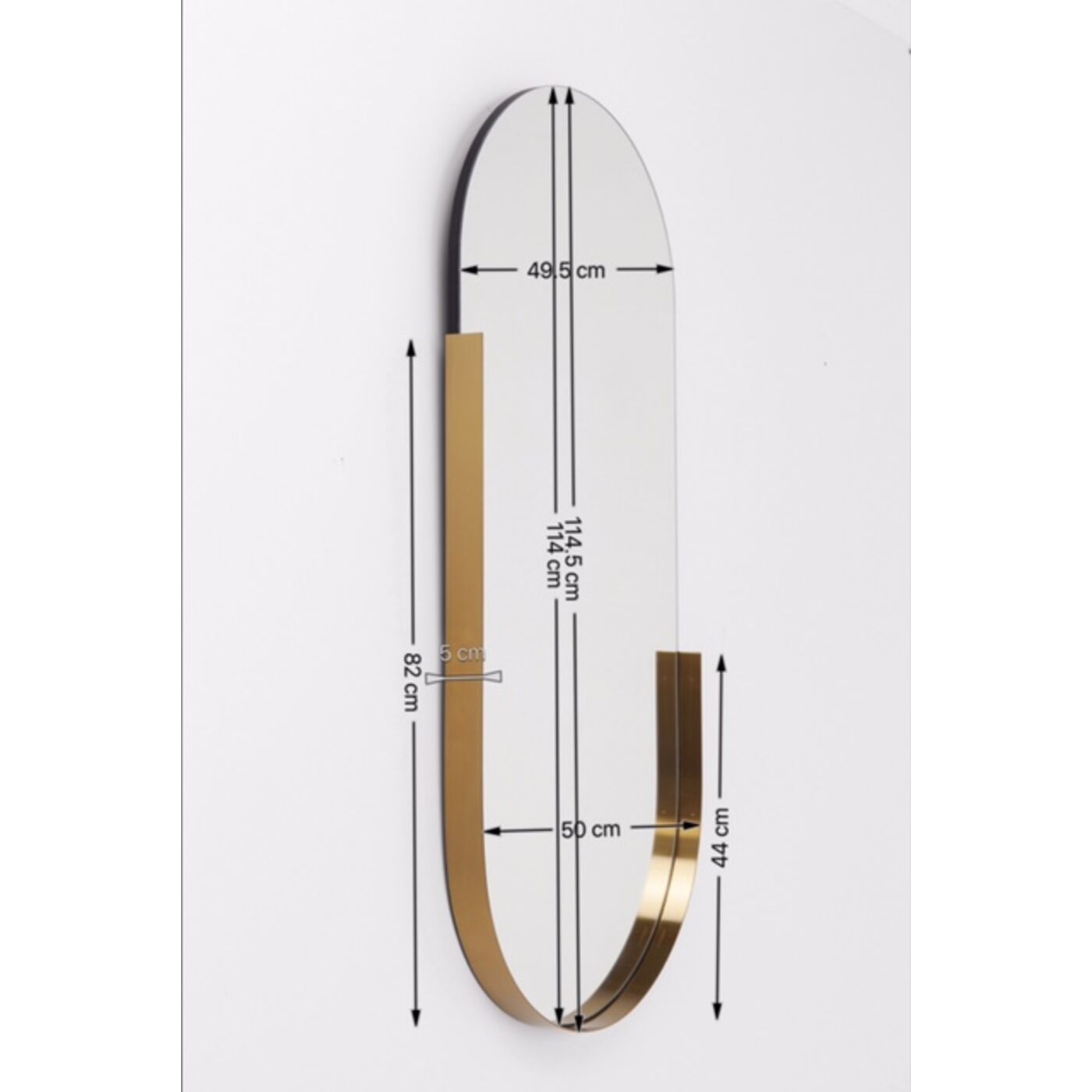 Зеркало Hipster Oval ракурс 3