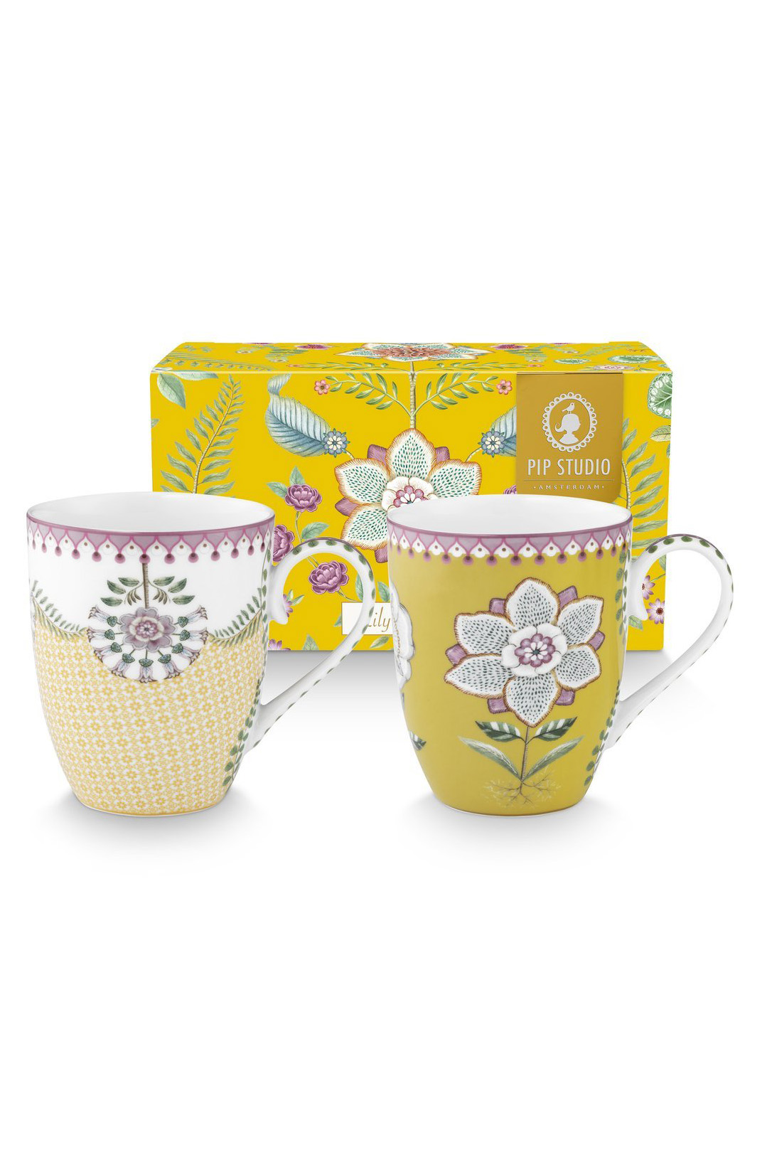 Набор кружек больших (2 шт.) Lily&Lotus Yellow ракурс 2