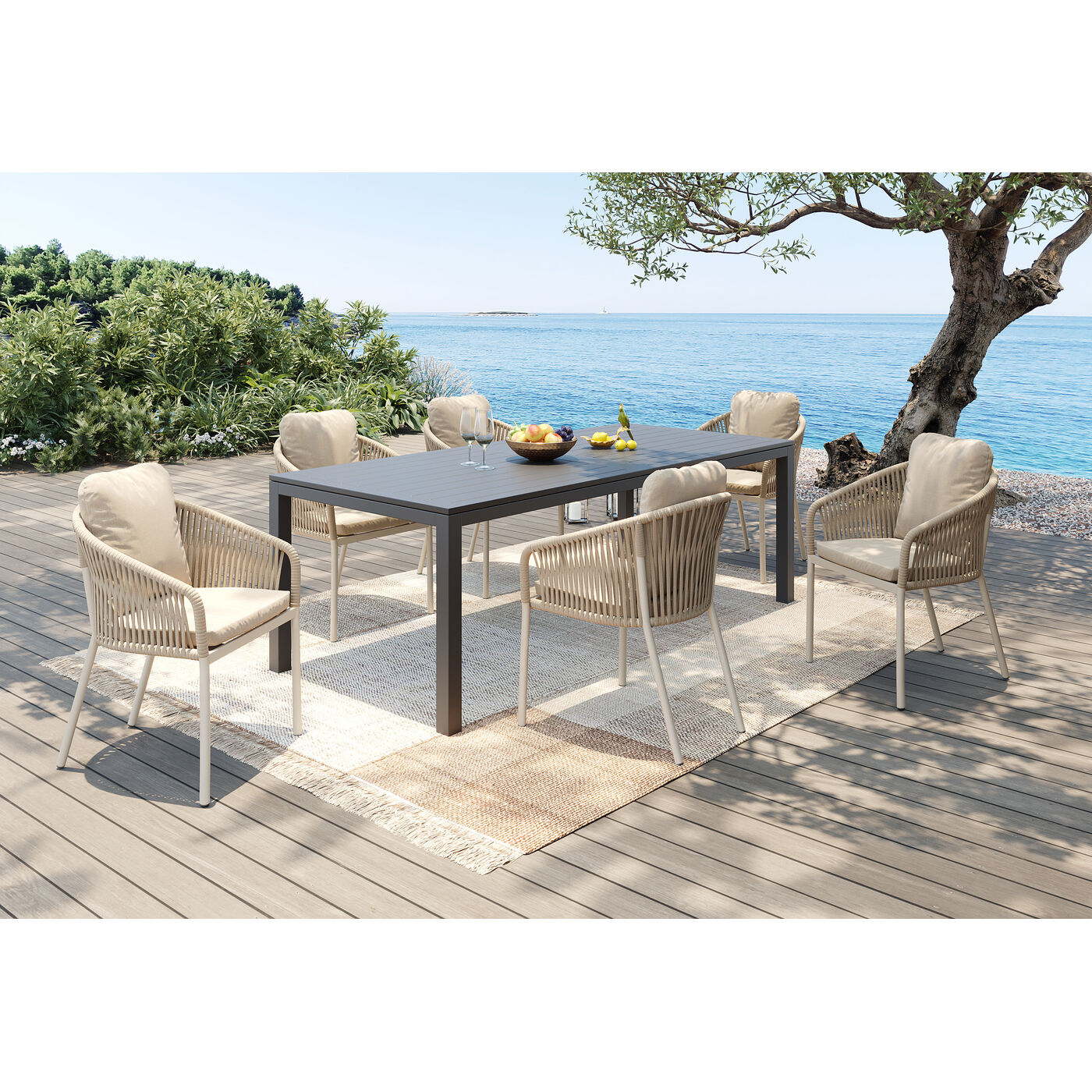 Стул Malta Slim Beige ракурс 10