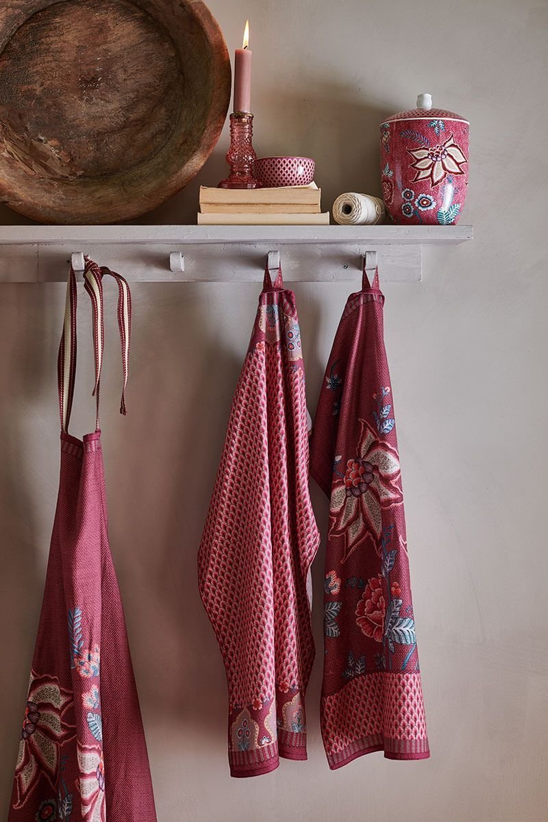 Полотенце кухонное Flower Festival Dark Pink, 50х70 см