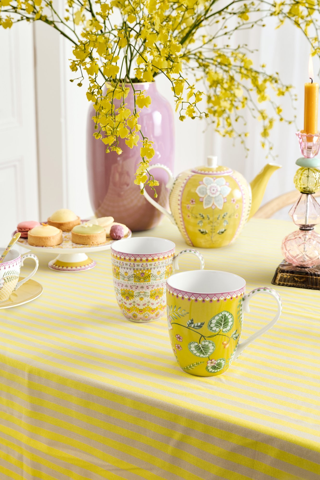 Набор кружек XL (2 шт.) Lily&Lotus Yellow, 450 мл