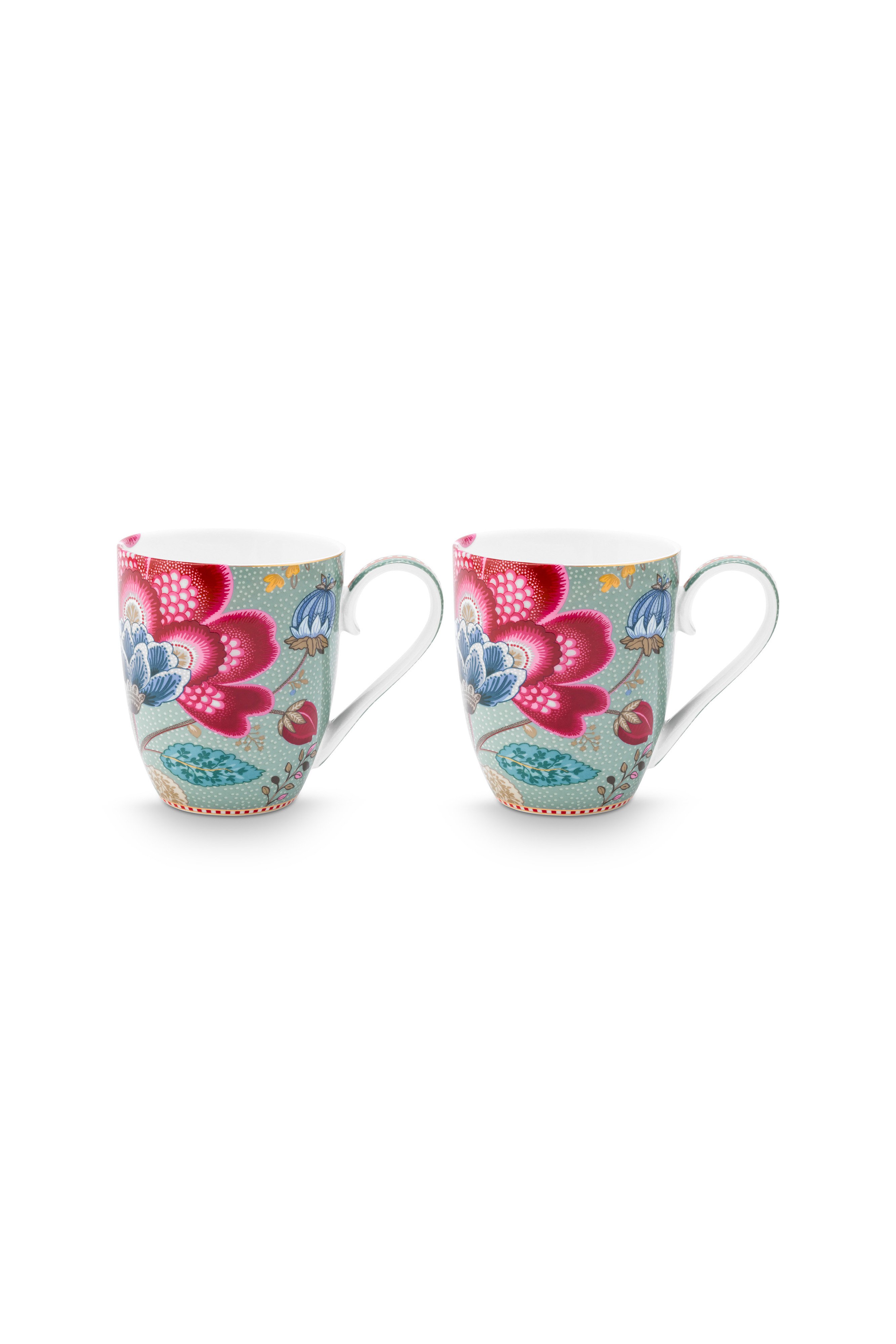 Набор кружек XL (2 шт.) Blooming Tales Fantasy Blue ракурс 3