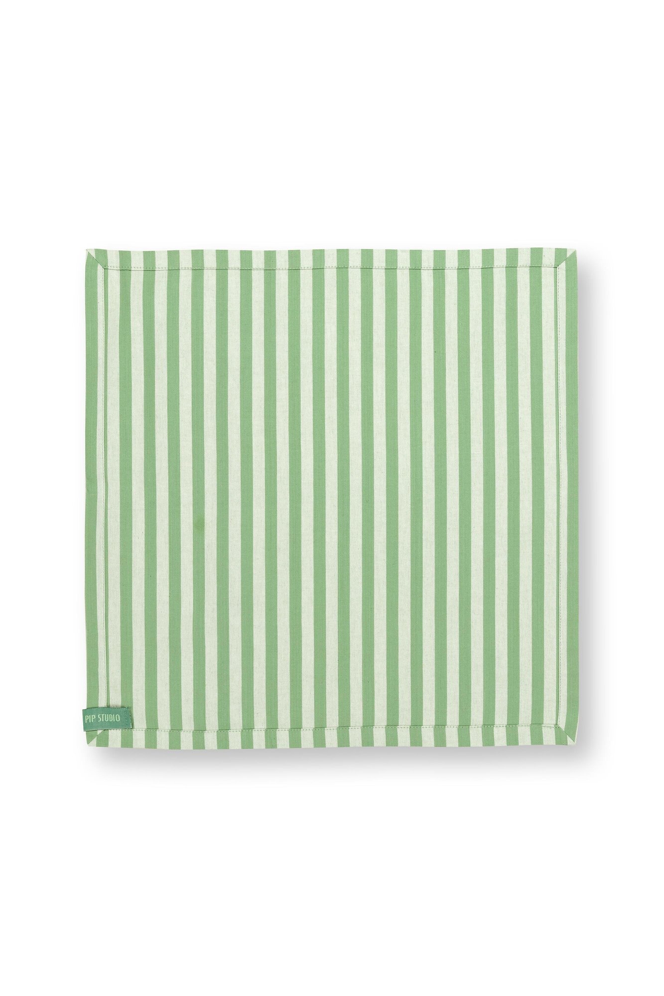 Набор (4 шт.) салфеток сервировочных Stripes Light Green ракурс 4