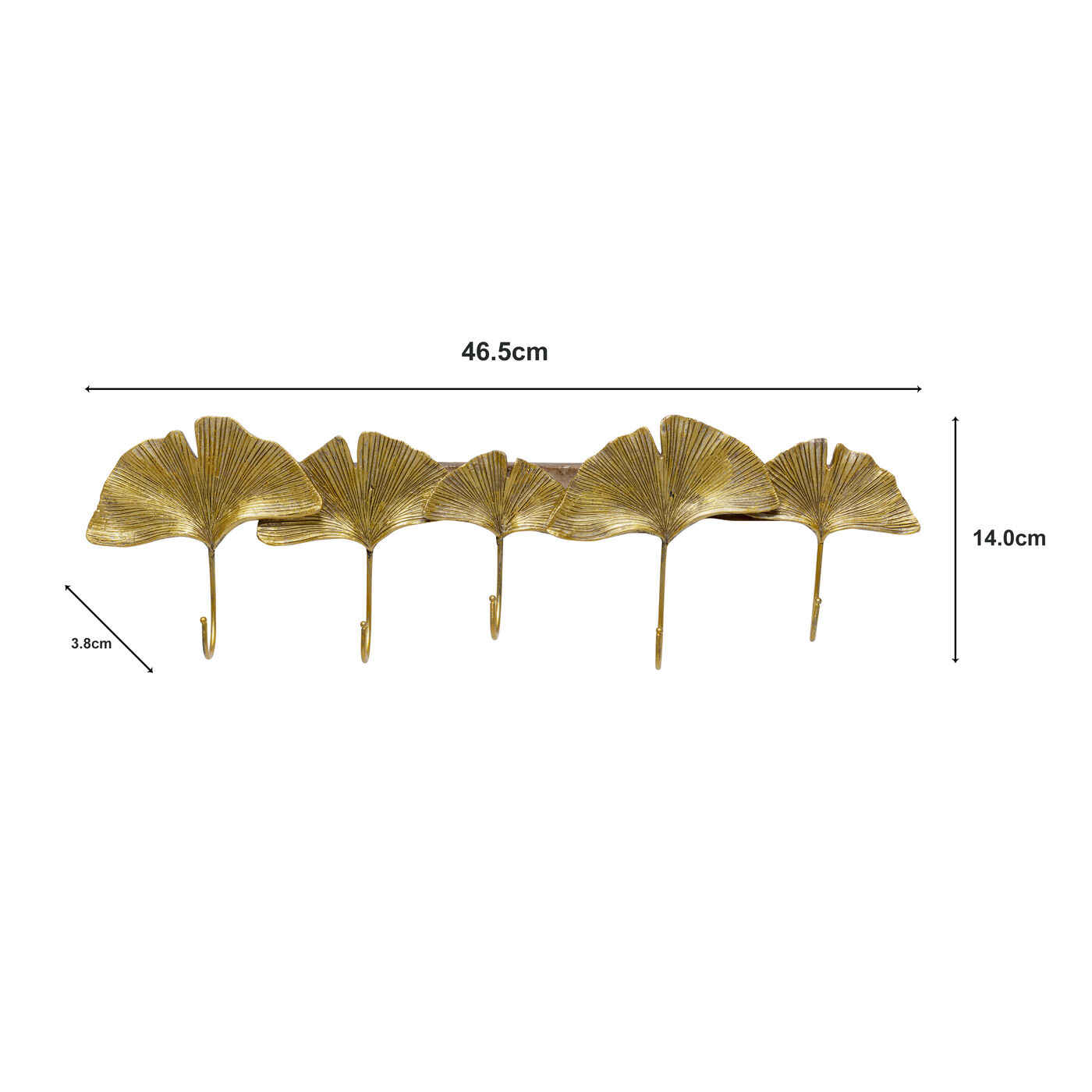 Вешалка настенная Ginkgo Leaf ракурс 5
