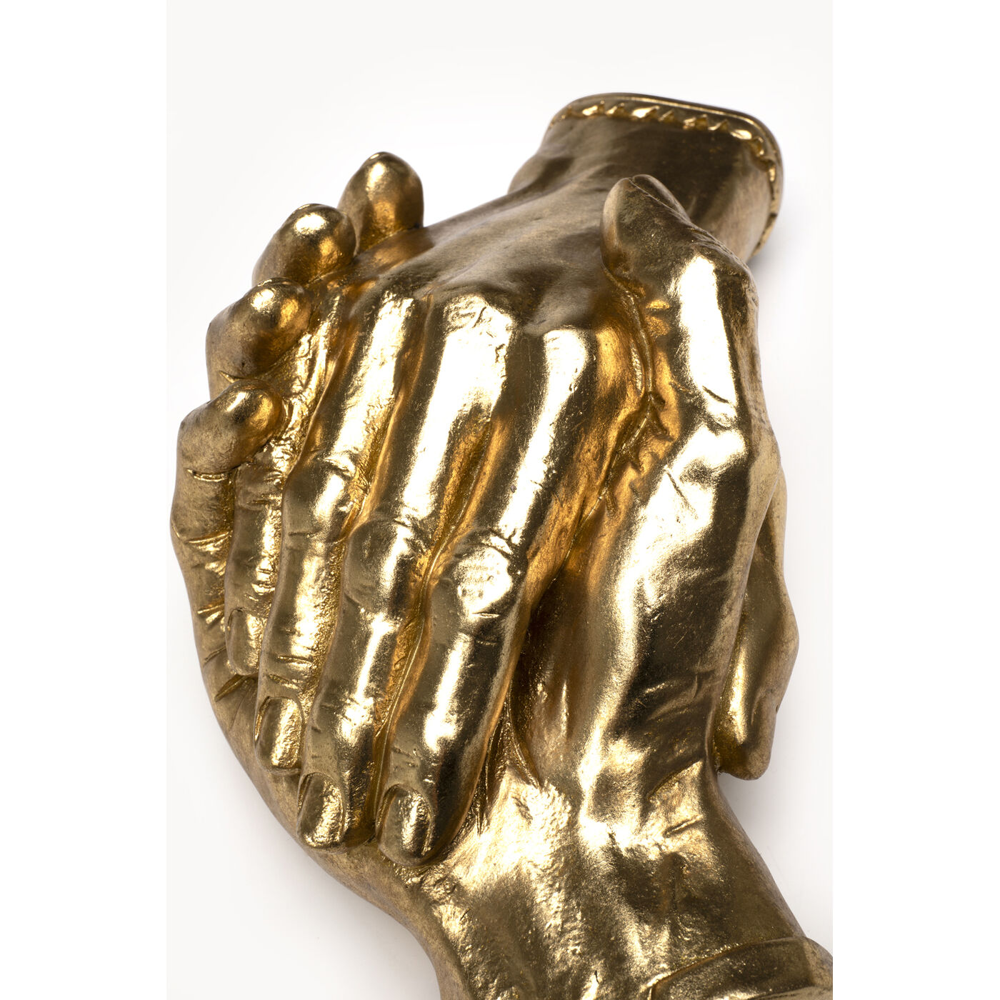 Объект декоративный Shake Hands Gold ракурс 2