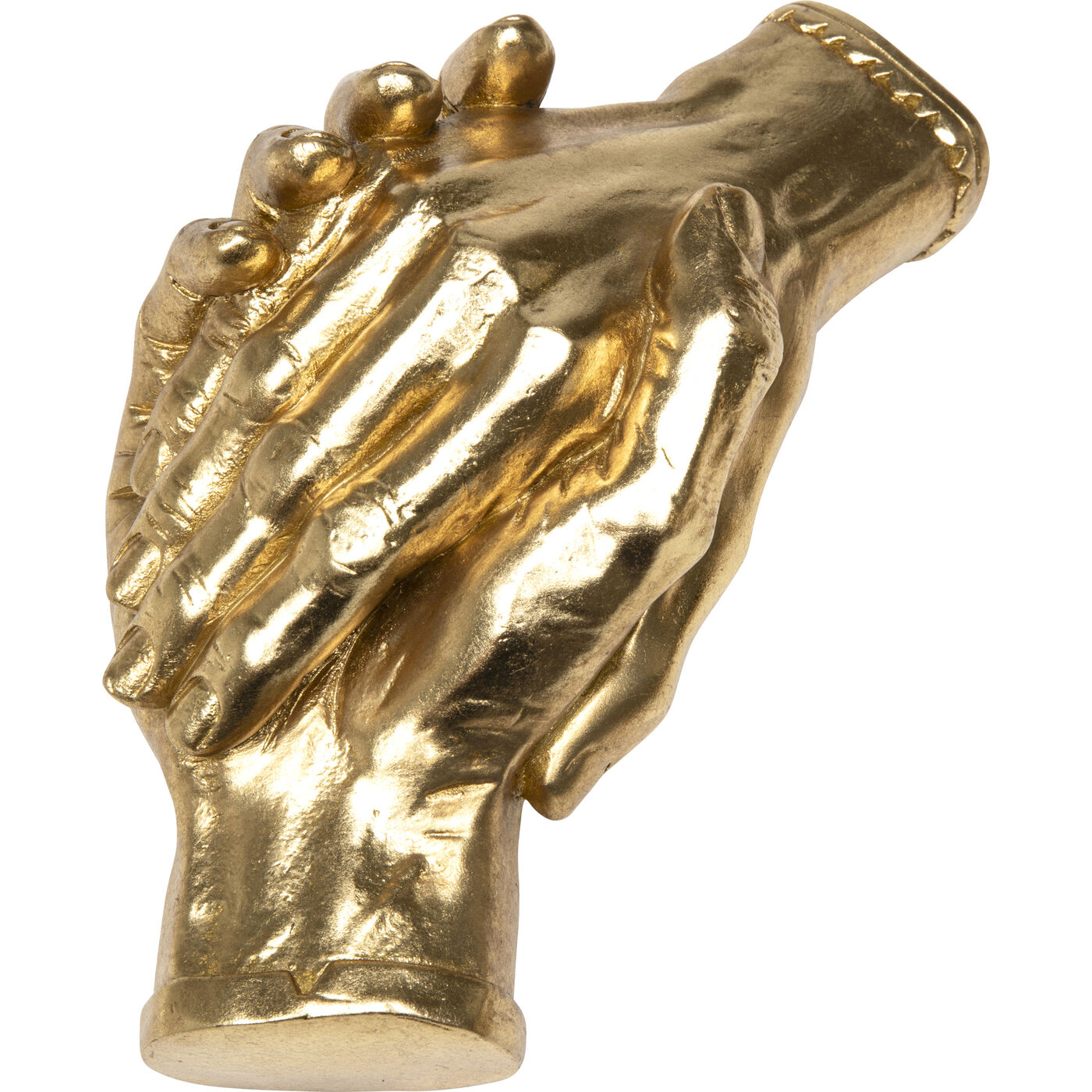 Объект декоративный Shake Hands Gold ракурс 4