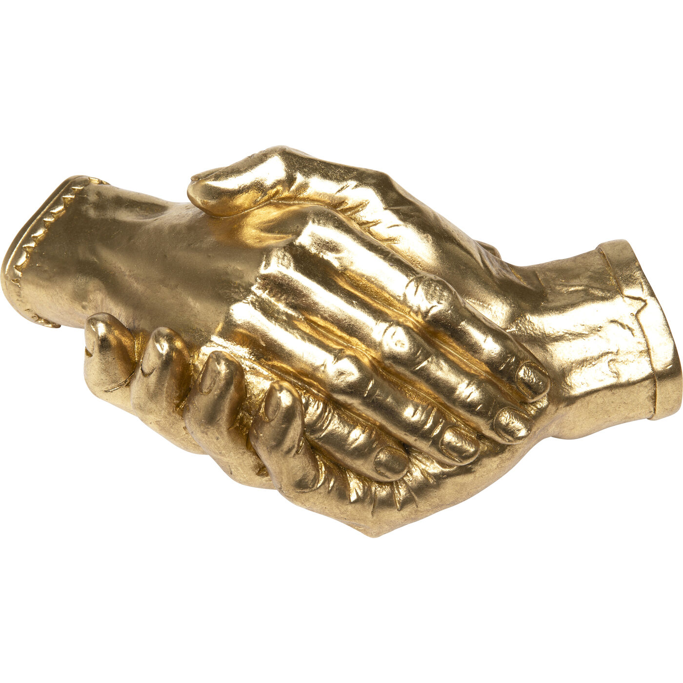 Объект декоративный Shake Hands Gold ракурс 5