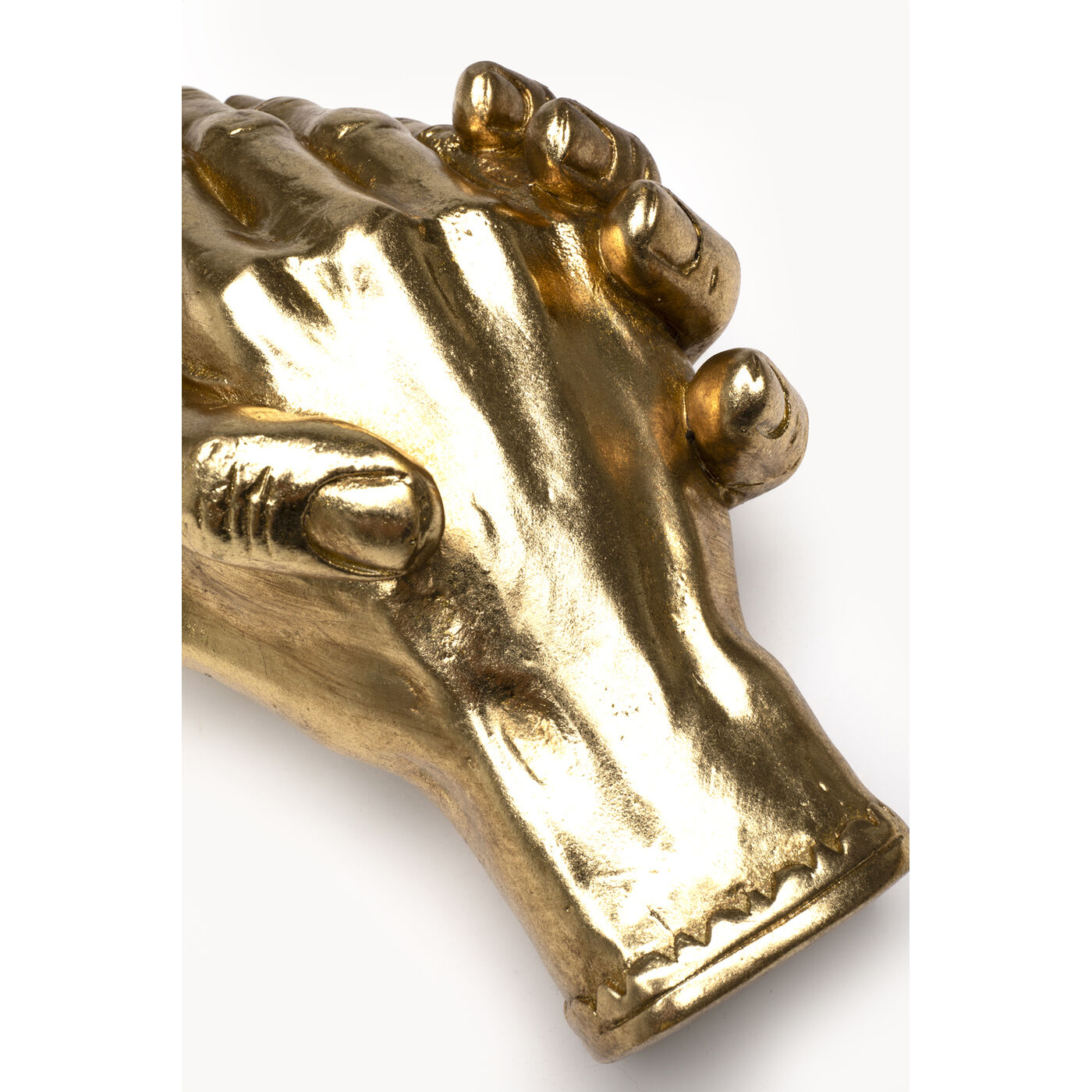 Объект декоративный Shake Hands Gold ракурс 3