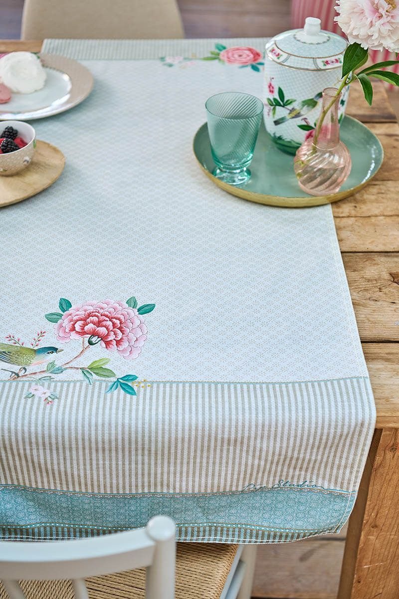 Раннер Blushing Birds Khaki, 50х150 см