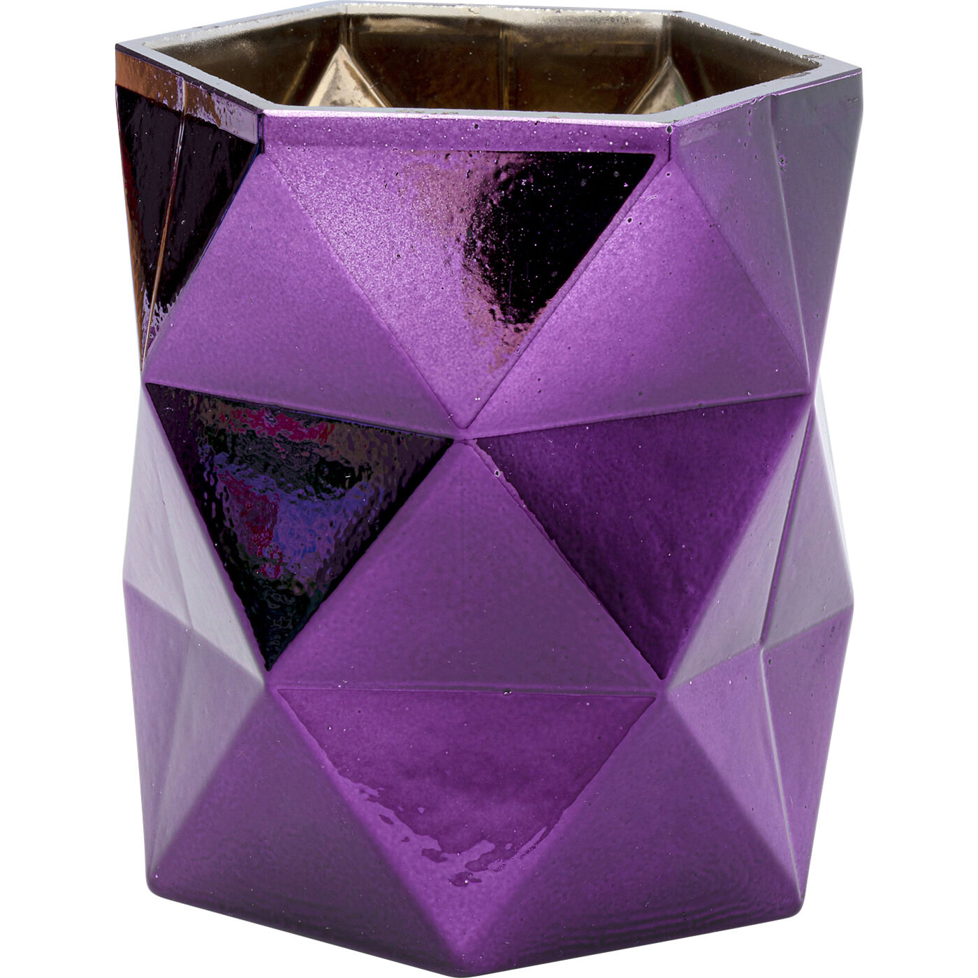 Подсвечник Rhomb Purple, 11 см