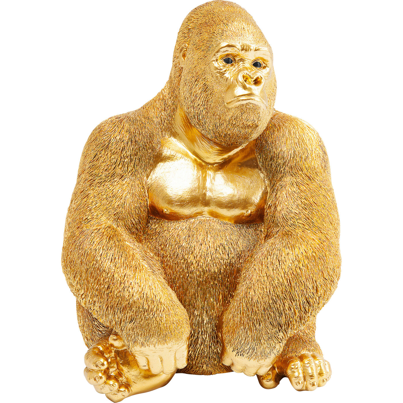 Фигура декоративная Monkey Gorilla Side Medium Gold ракурс 7