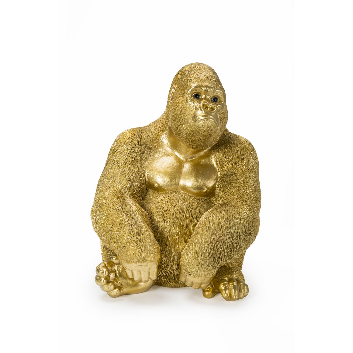 Фигура декоративная Monkey Gorilla Side Medium Gold ракурс 2