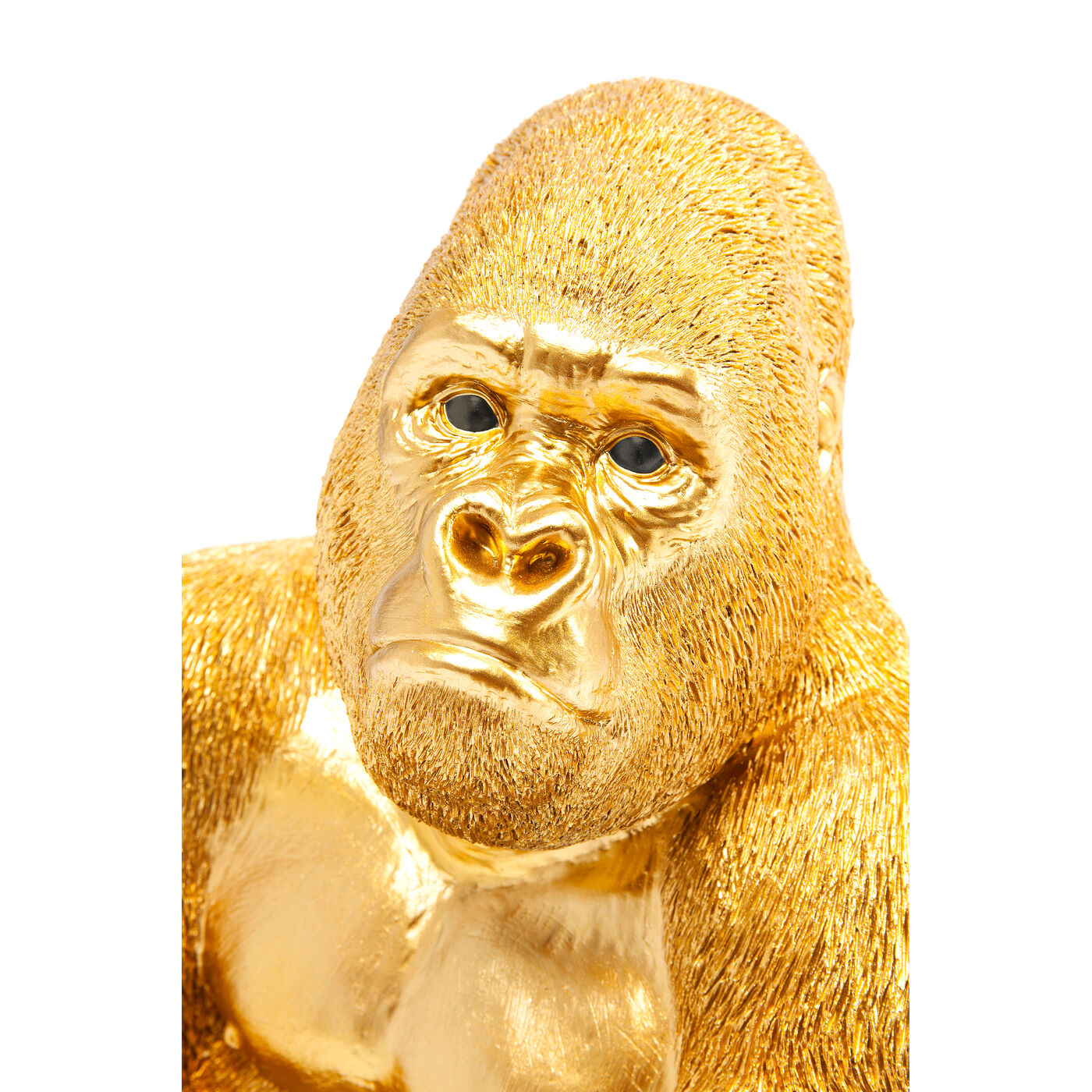 Фигура декоративная Monkey Gorilla Side Medium Gold ракурс 3