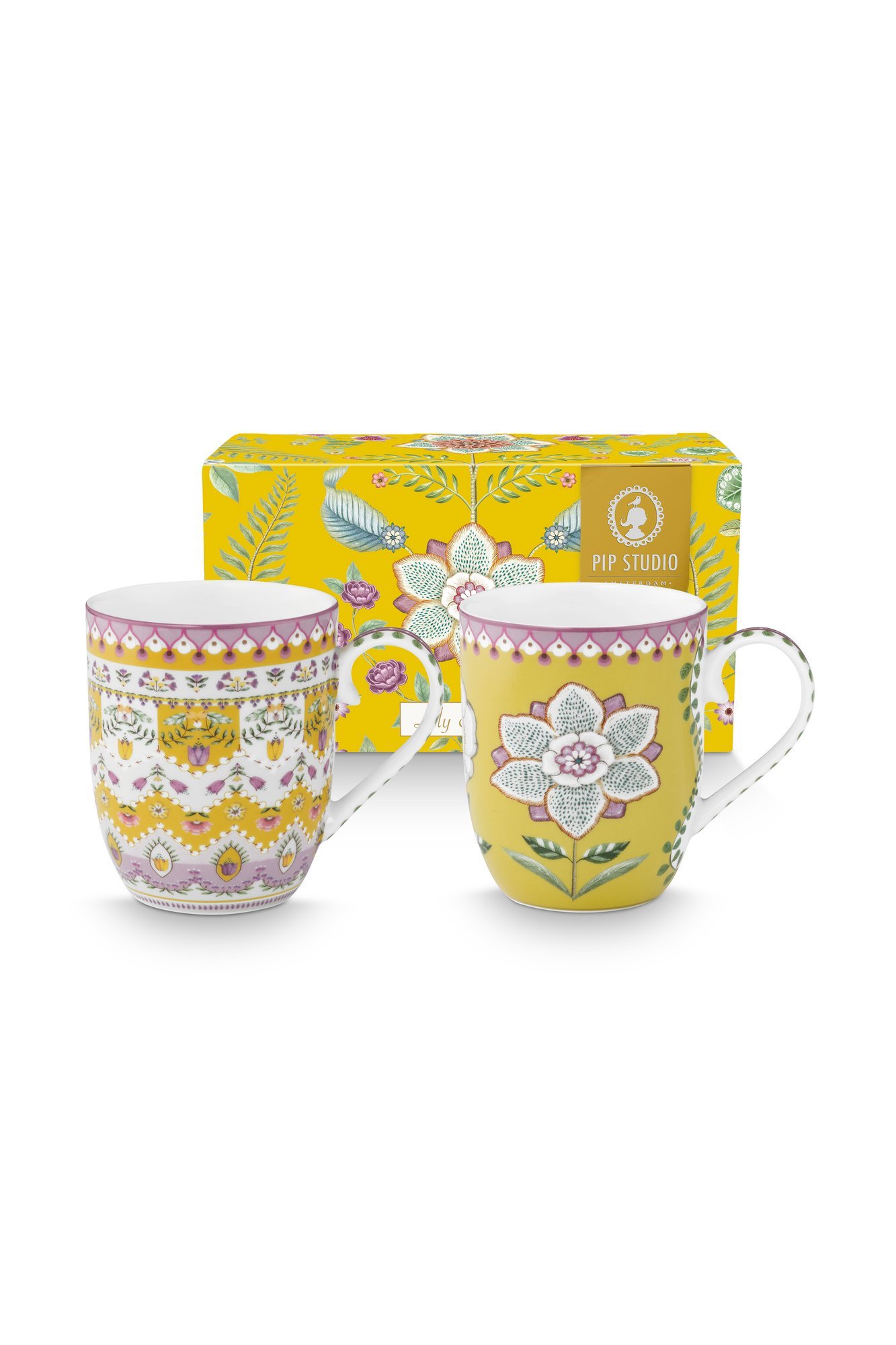 Набор кружек маленьких (2 шт.) Lily&Lotus Yellow ракурс 2